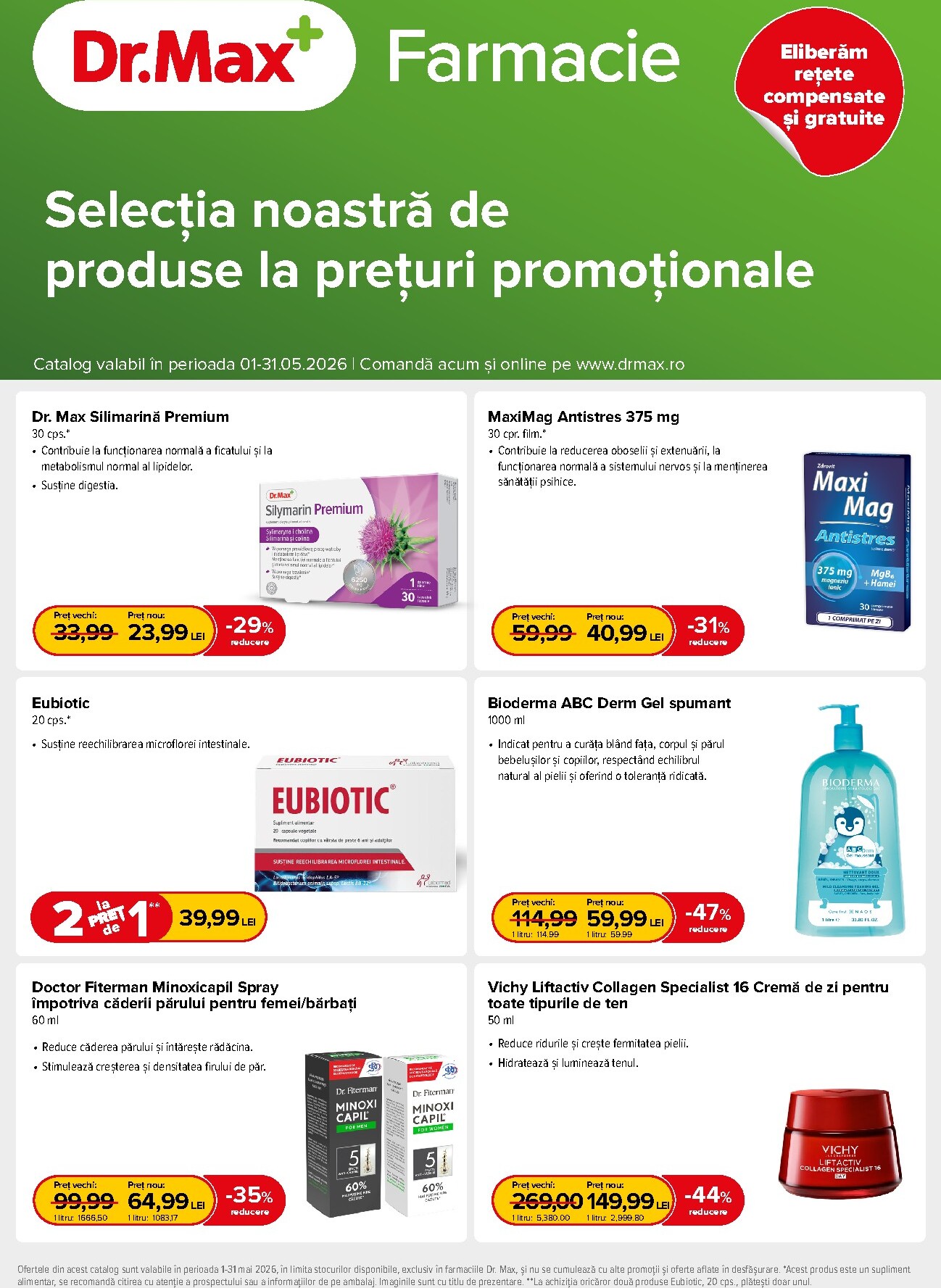 dr-max - Brosura Dr. Max - Farmacie valabilă de la vineri 01.05.2026 până la duminică 31.05.2026 - page: 1