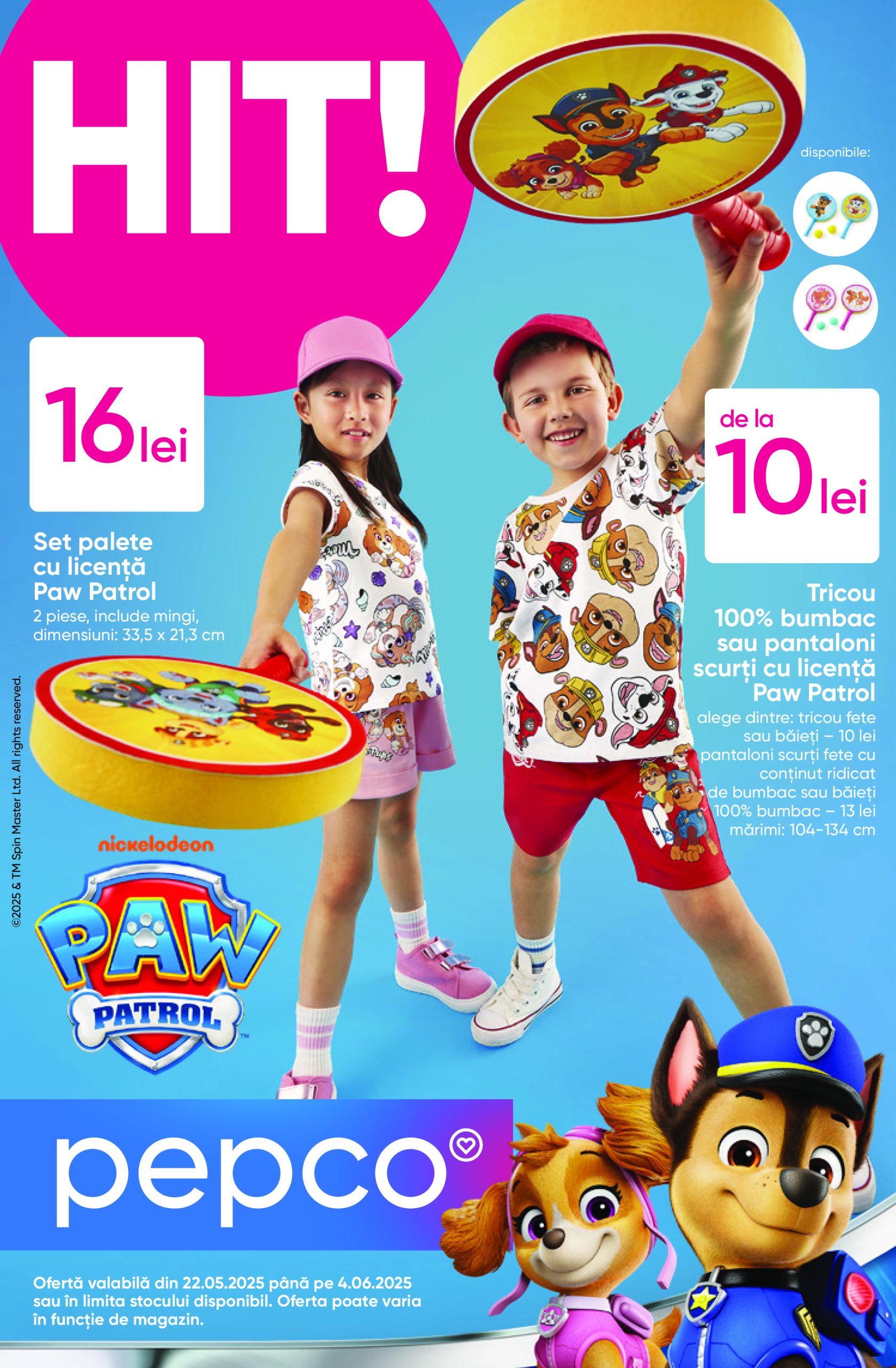 pepco - Catalog Pepco - Paw Patrol valabil din 22.05. - 04.06.
