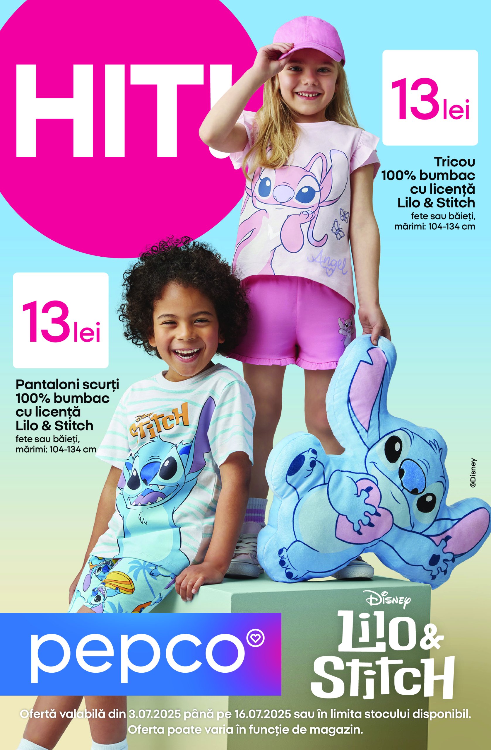 pepco - Catalog Pepco - Lilo & Stitch valabil din 03.07. până pe 16.07.