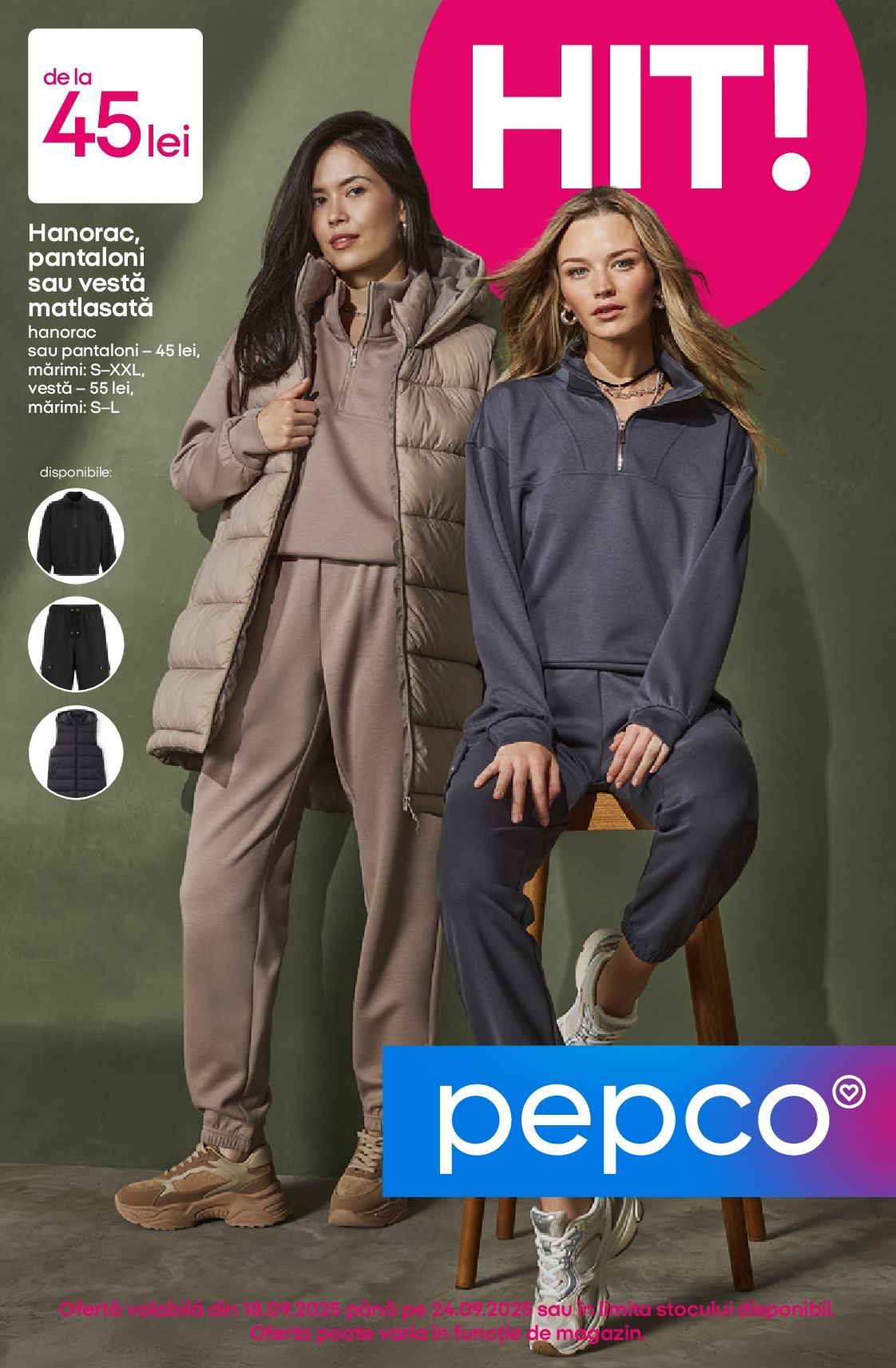 pepco - Catalog Pepco - Îmbrăcăminte pentru toamnă online – oferte valabile din 18.09.