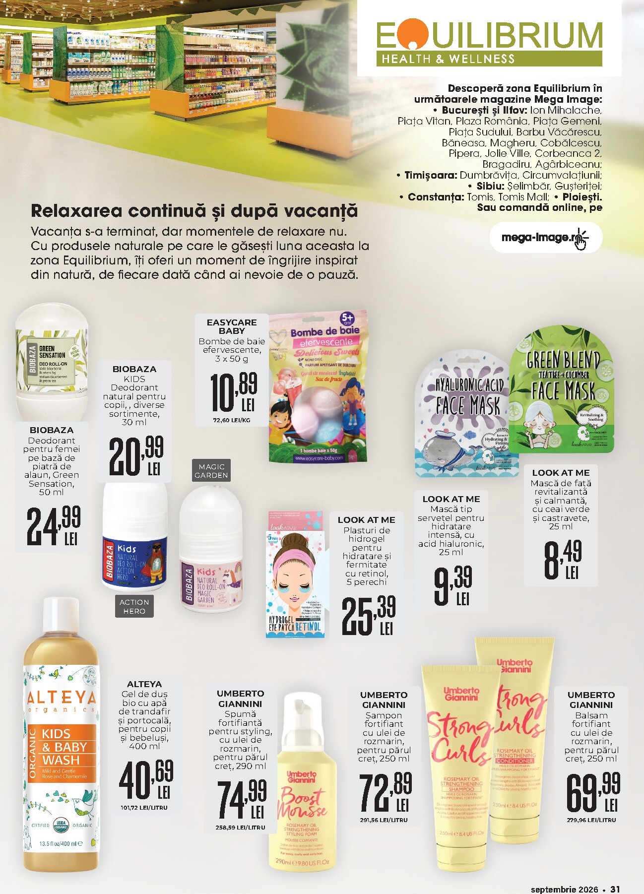 mega-image - MEGA IMAGE - MI Catalog septembrie pliante pentru săptămâna viitoare de la marți 01.09.2026 până la miercuri 30.09.2026 - page: 31