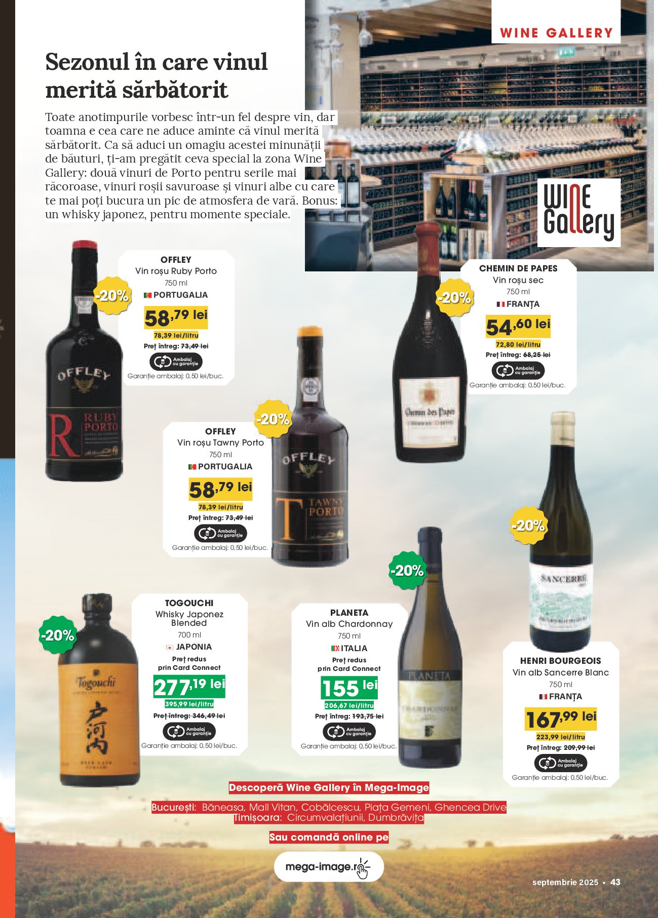 mega-image - Catalog Mega Image - Magazin Septembrie online – oferte valabile din 01.09. - page: 43