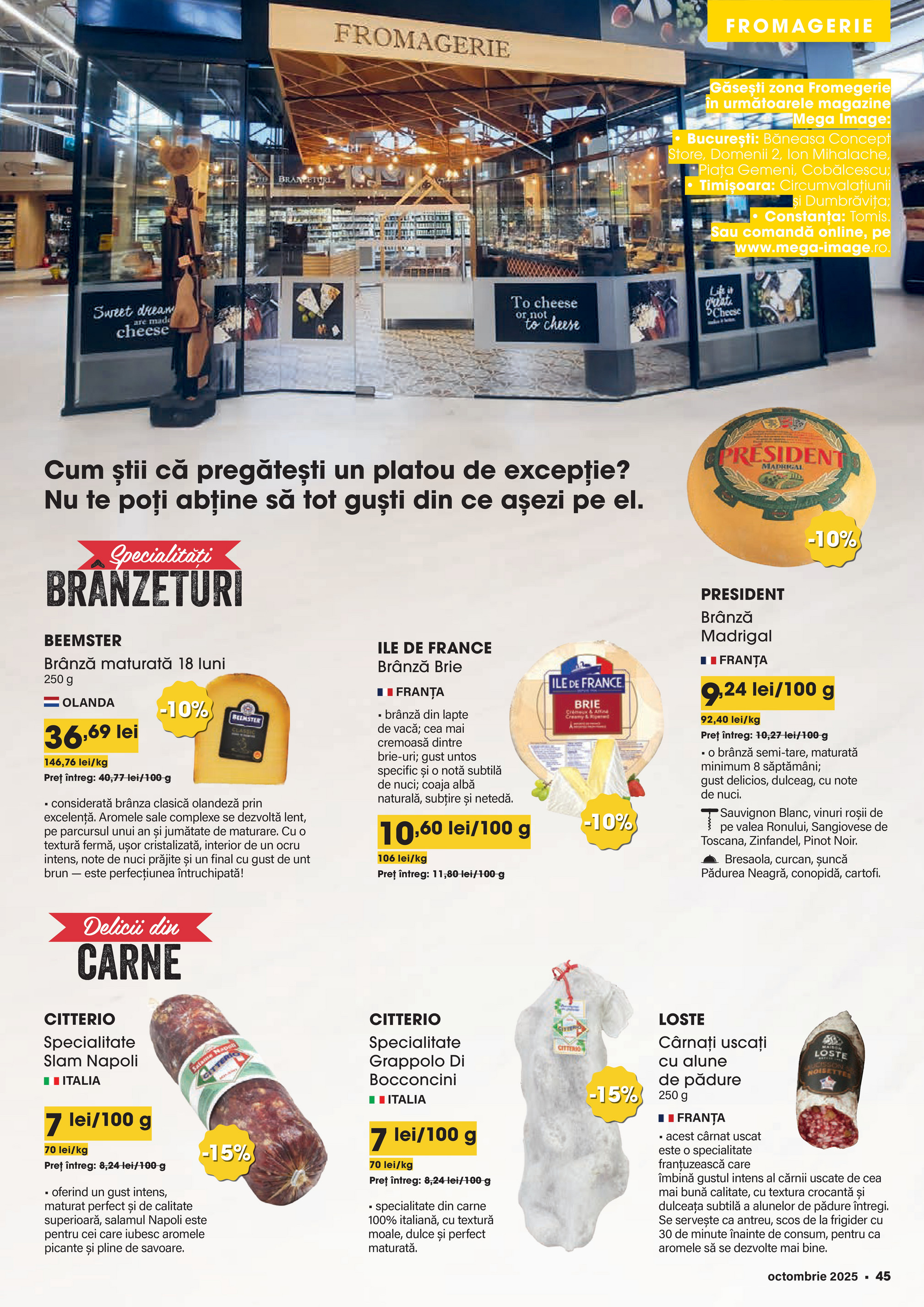 mega-image - Catalog MEGA IMAGE - Catalog octombrie online – oferte valabile din 01.10. - page: 45 mega-image - Catalog MEGA IMAGE - Catalog octombrie online – oferte valabile din 01.10. - page: 45