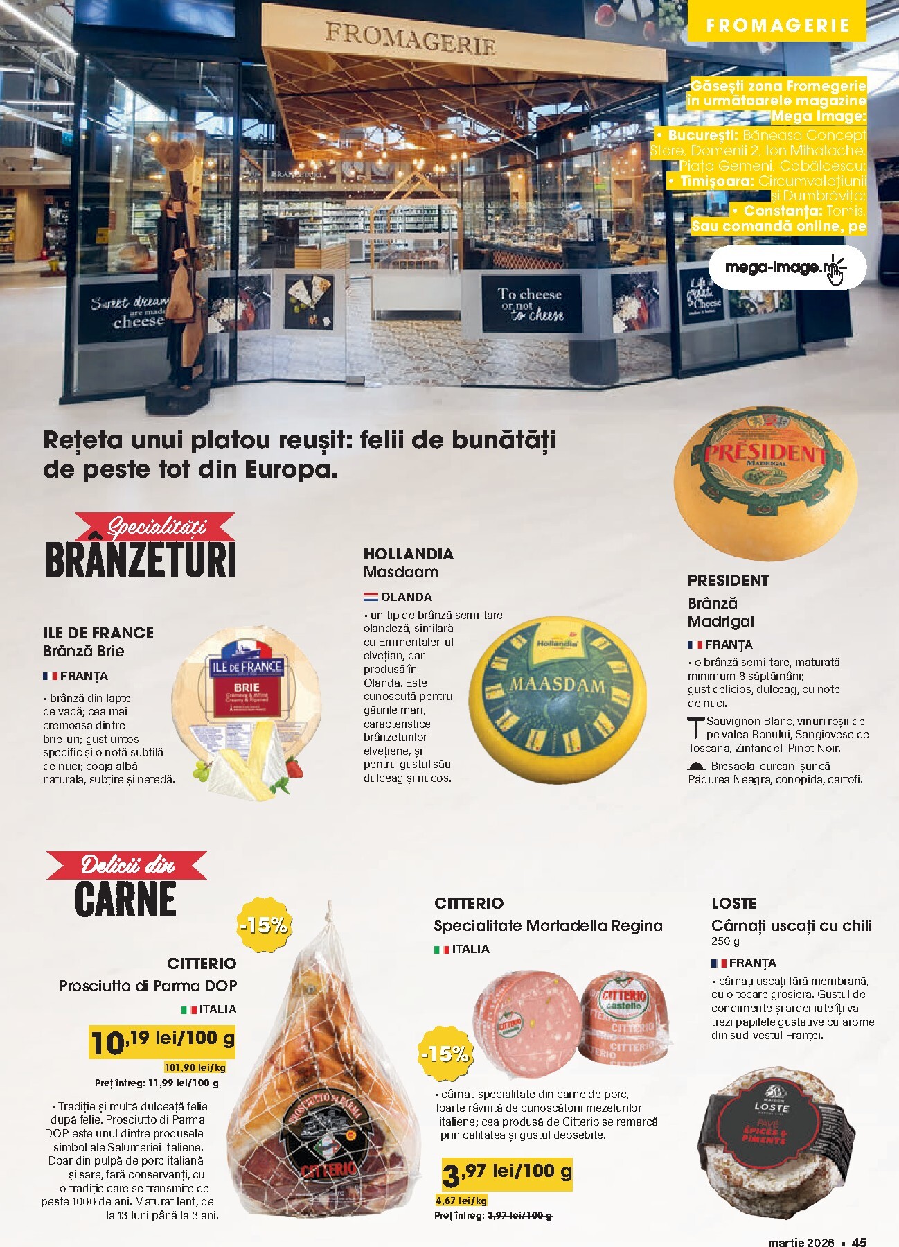 mega-image - Catalog Mega Image - Magazin Martie online – oferte valabile din 01.03.2026 - page: 45