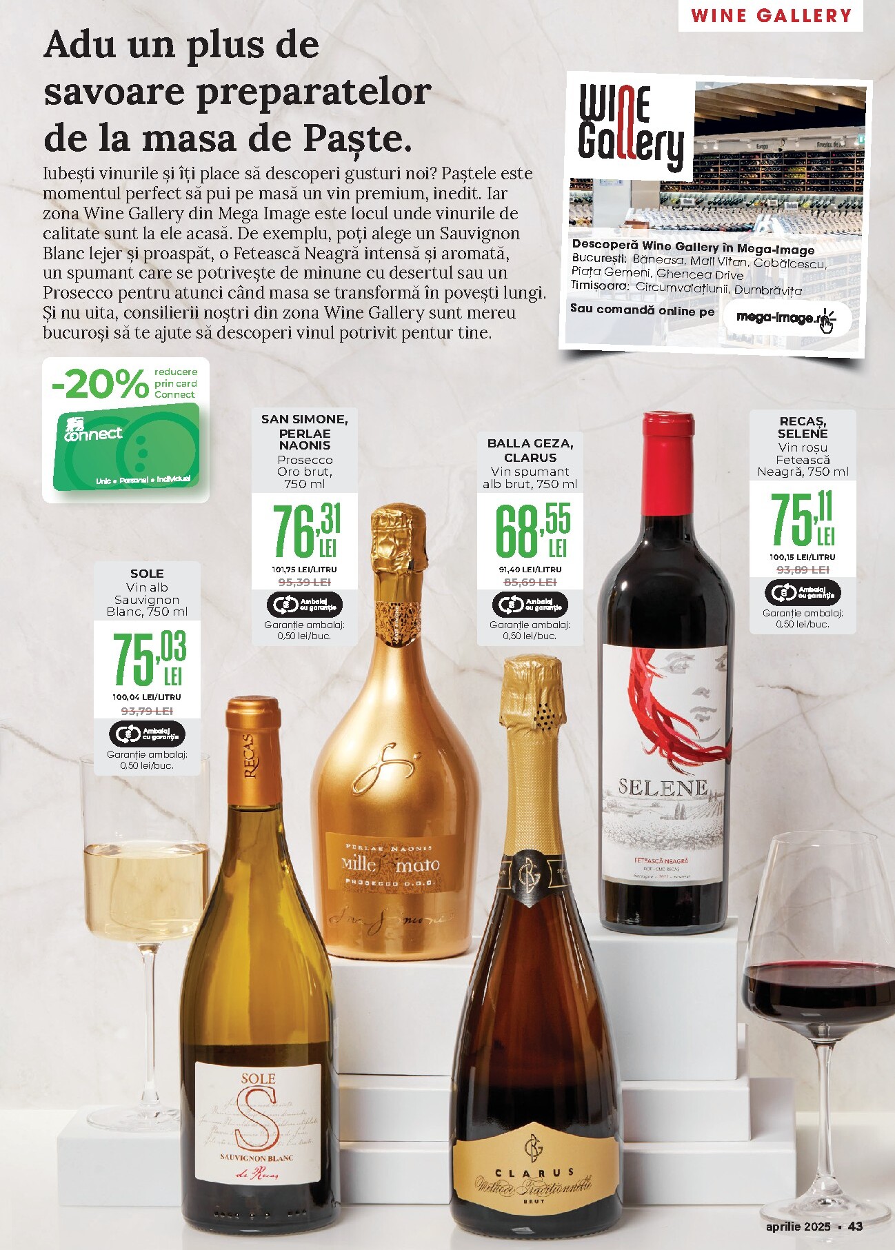 mega-image - Brosura Mega Image - Aprilie valabilă de la miercuri 01.04.2026 până la joi 30.04.2026 - page: 43