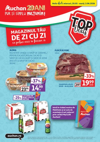 auchan - Brosura Auchan valabilă de la miercuri 20.05.2026 până la marți 02.06.2026 - page: 1