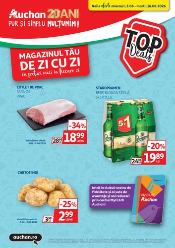 auchan - Brosura Auchan valabilă de la miercuri 03.06.2026 până la marți 16.06.2026 - page: 1