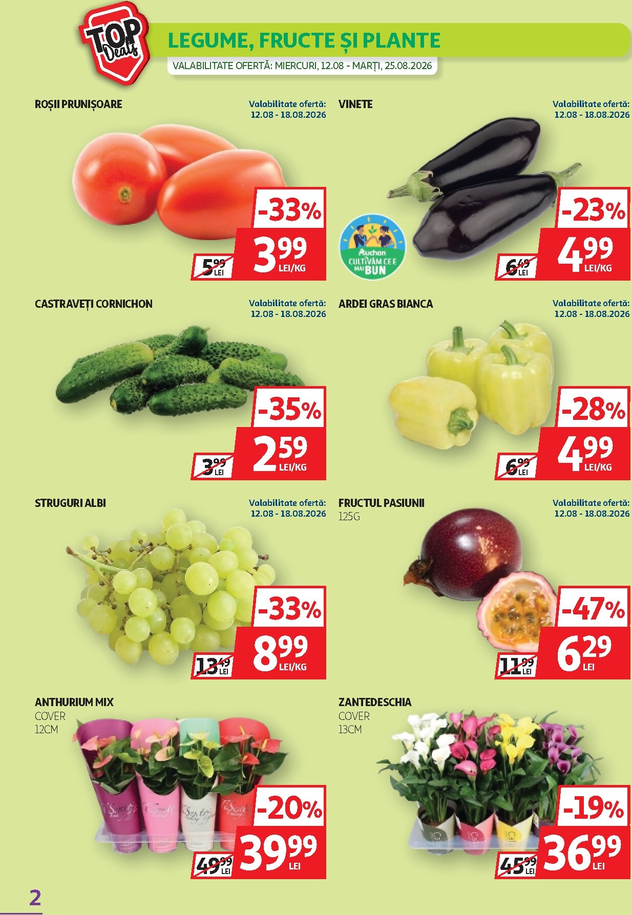 auchan - Brosura Auchan valabilă de la miercuri 12.08.2026 până la marți 25.08.2026 - page: 2