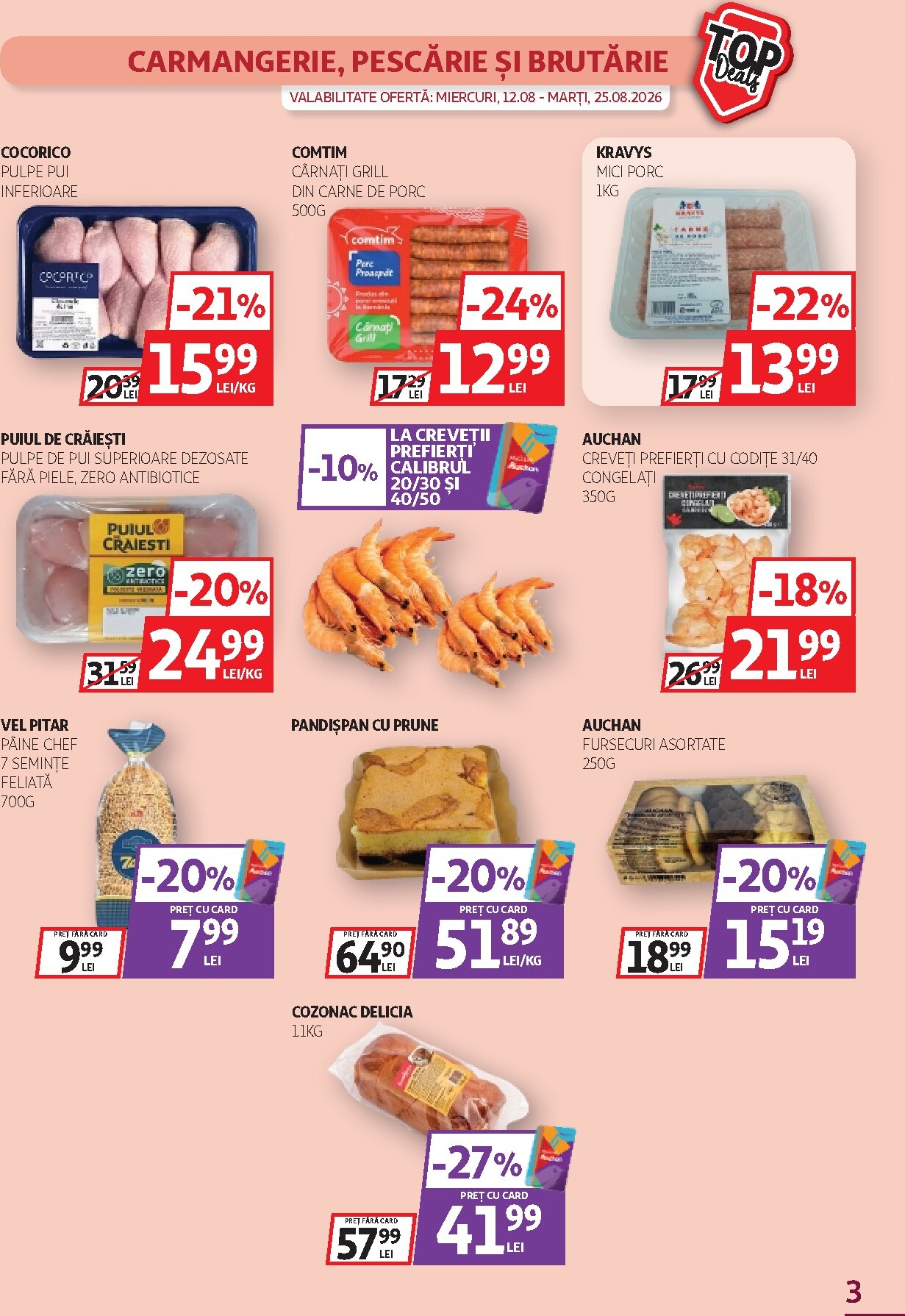 auchan - Brosura Auchan valabilă de la miercuri 12.08.2026 până la marți 25.08.2026 - page: 3