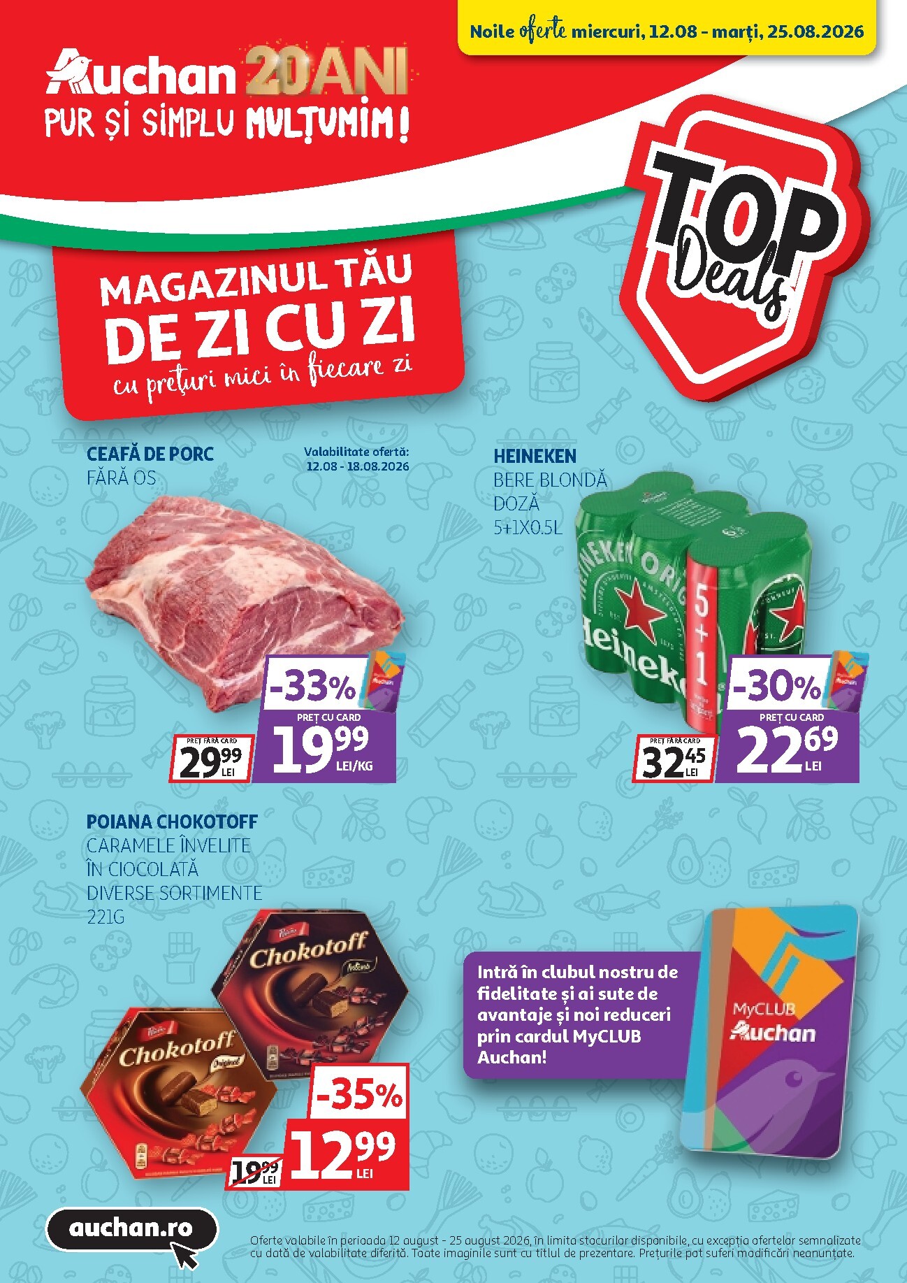 auchan - Brosura Auchan valabilă de la miercuri 12.08.2026 până la marți 25.08.2026
