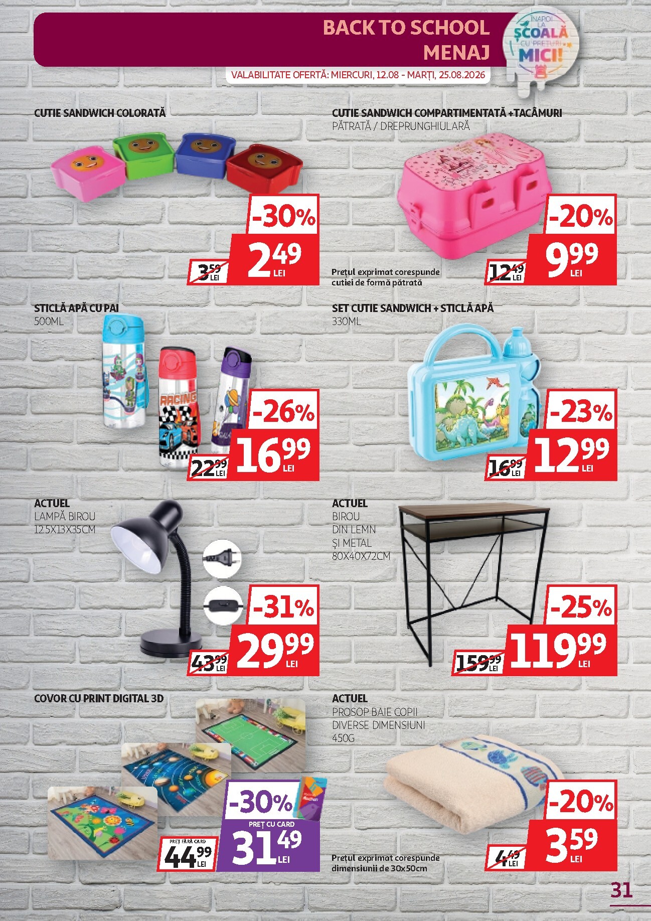 auchan - Brosura Auchan valabilă de la miercuri 12.08.2026 până la marți 25.08.2026 - page: 31