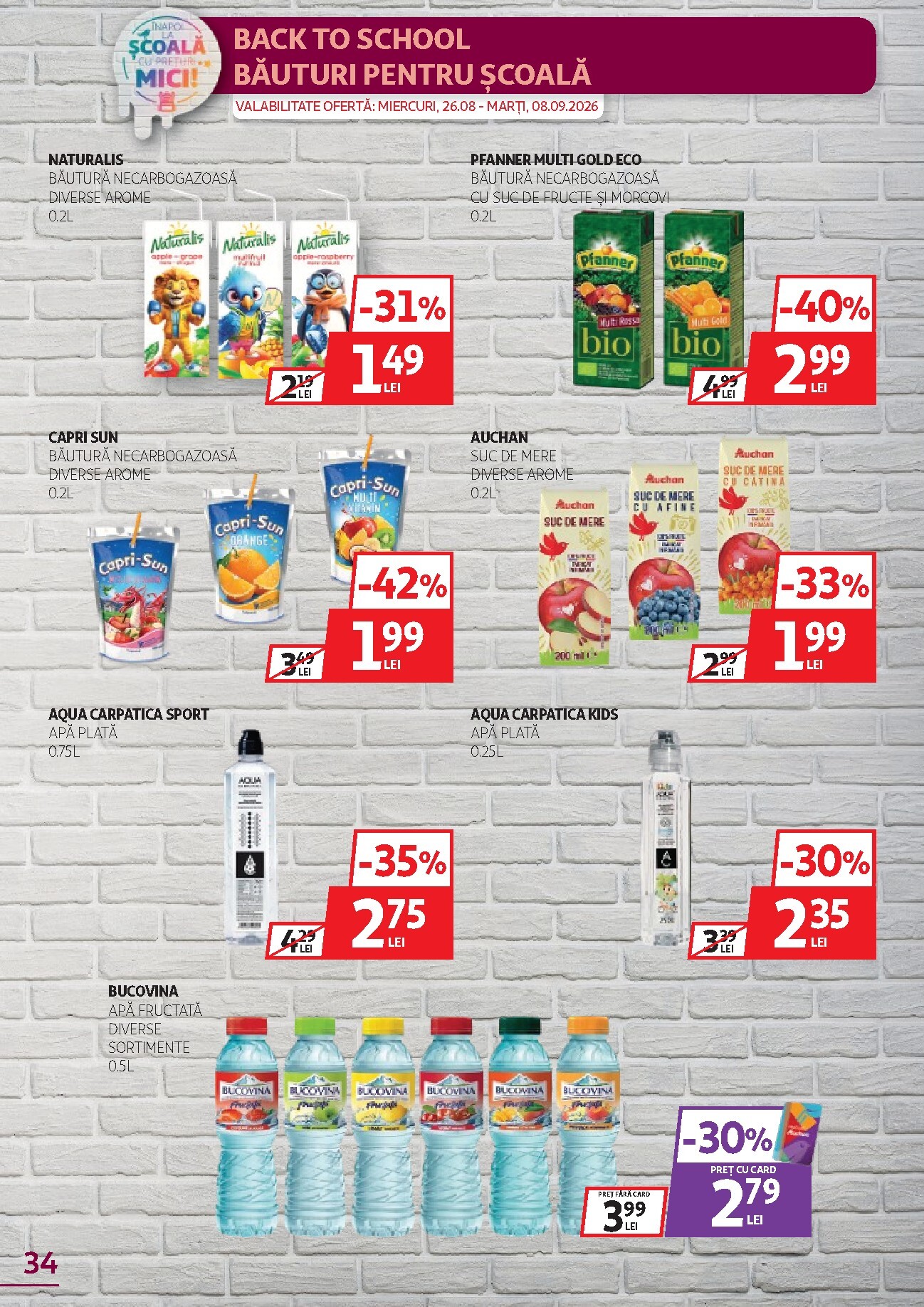 auchan - Pliantele viitoare Auchan valabil de la miercuri 26.08.2026 până la marți 08.09.2026 - page: 34