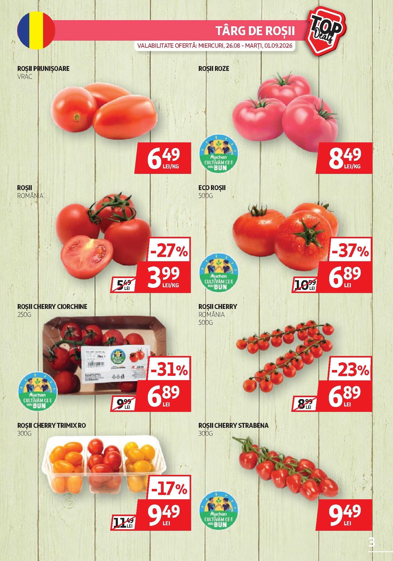 auchan - Pliantele viitoare Auchan valabil de la miercuri 26.08.2026 până la marți 08.09.2026 - page: 3