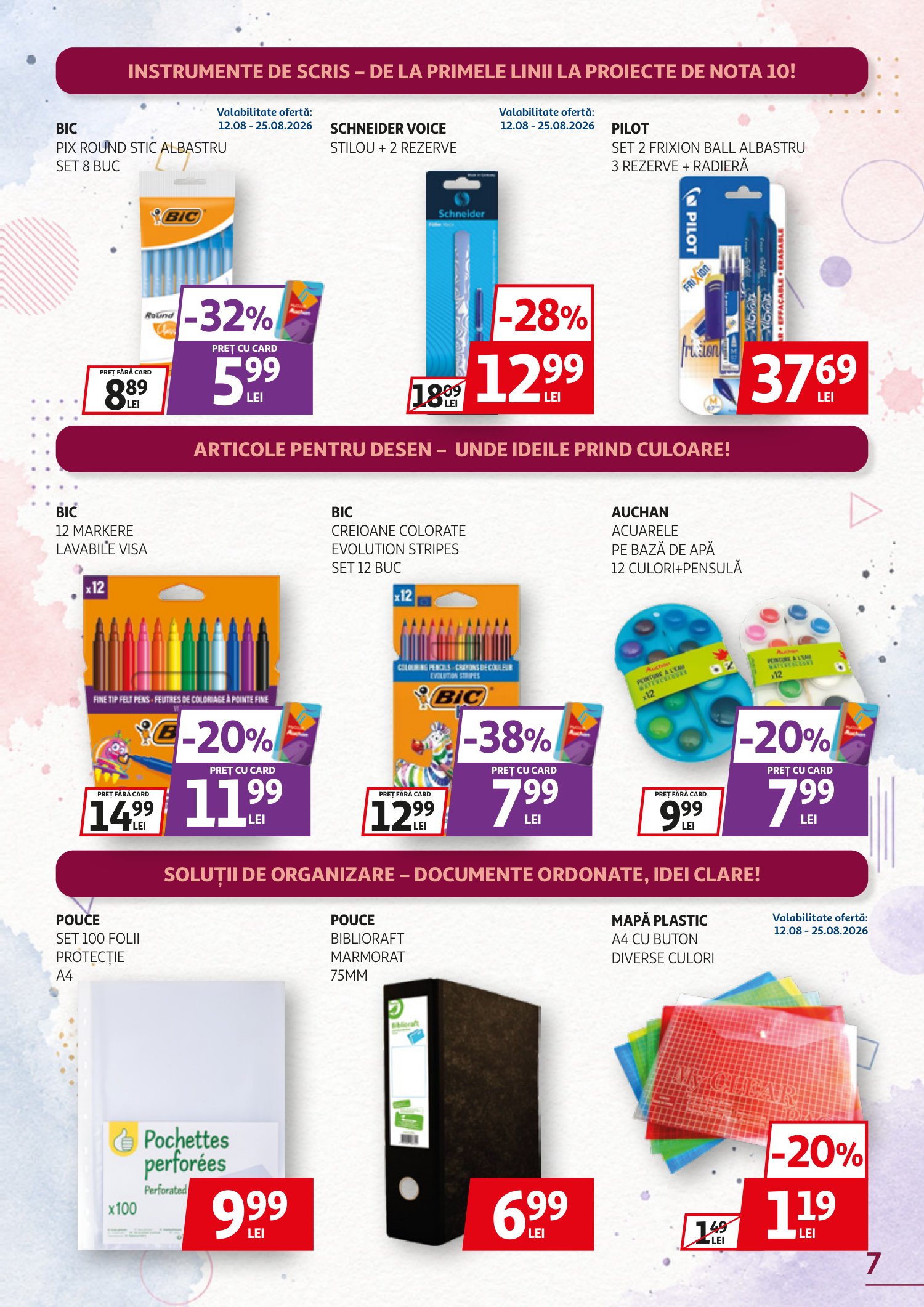 auchan - Brosura Auchan - Back to School valabilă de la miercuri 12.08.2026 până la marți 15.09.2026 - page: 7