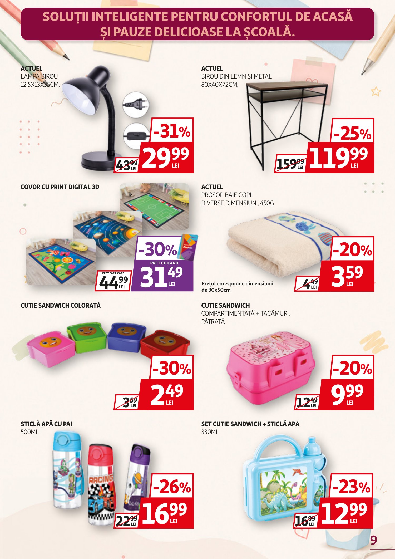 auchan - Brosura Auchan - Back to School valabilă de la miercuri 12.08.2026 până la marți 15.09.2026 - page: 9