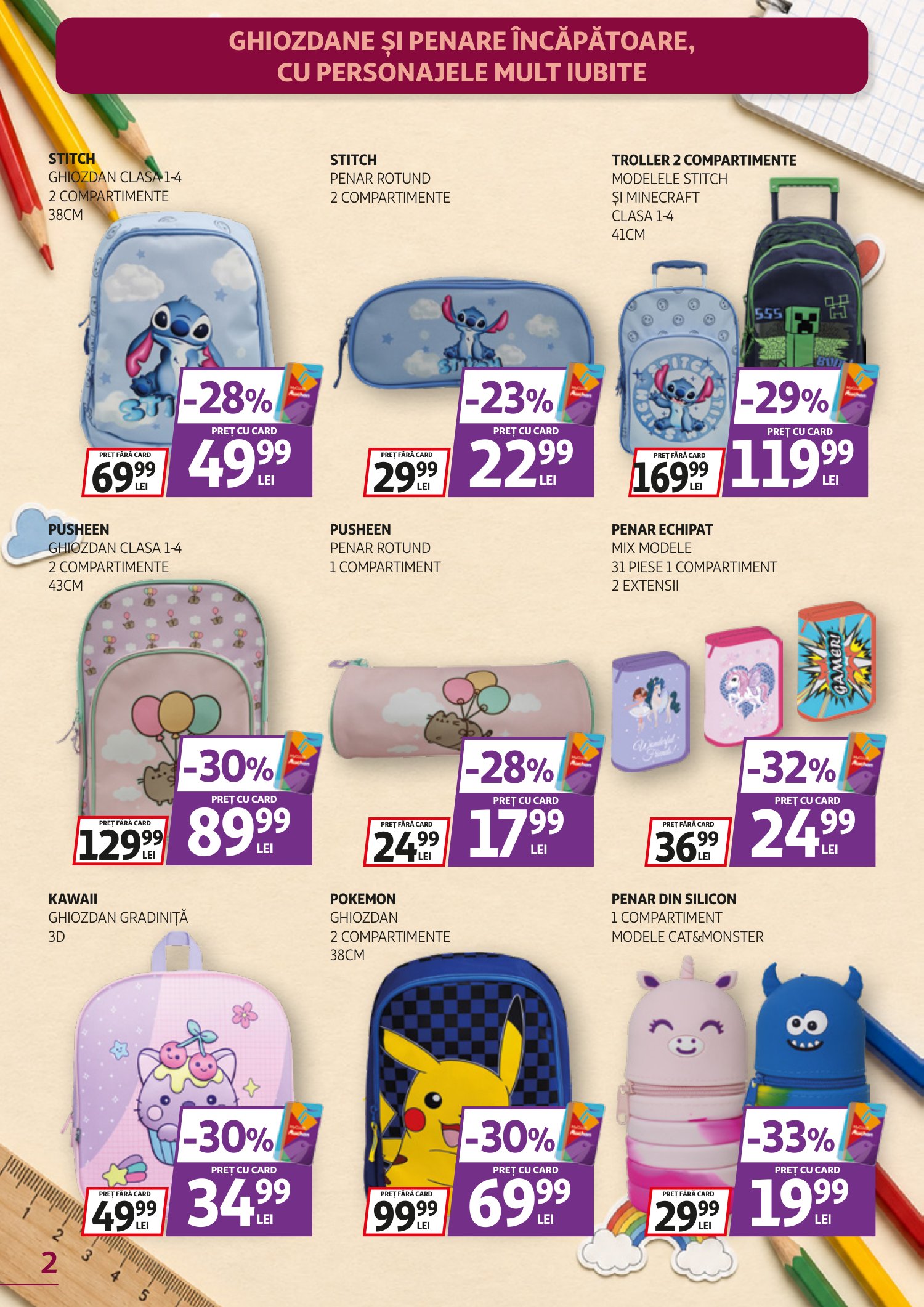 auchan - Brosura Auchan - Back to School valabilă de la miercuri 12.08.2026 până la marți 15.09.2026 - page: 2