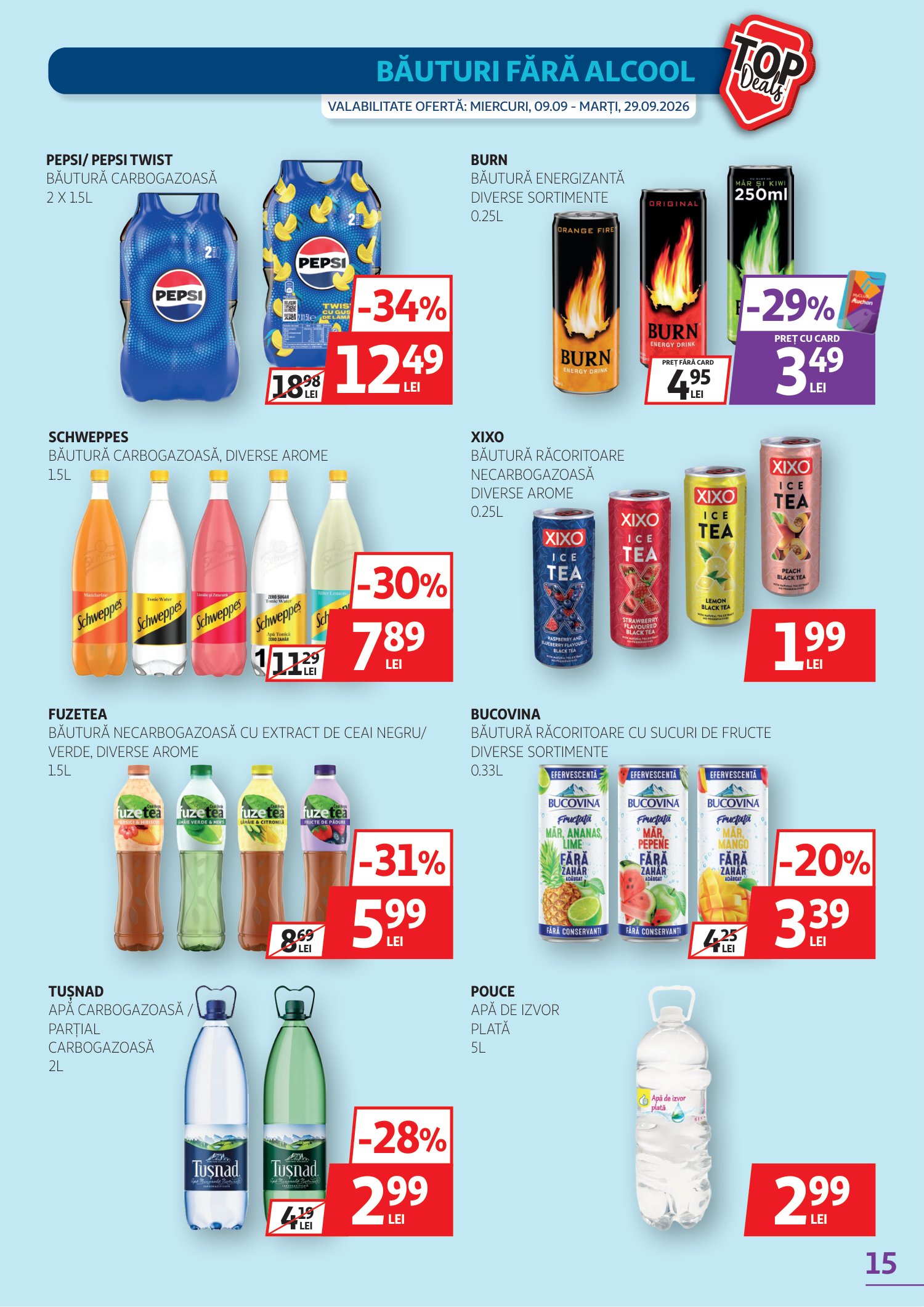 auchan - Brosura Auchan valabilă de la miercuri 09.09.2026 până la marți 29.09.2026 - page: 15