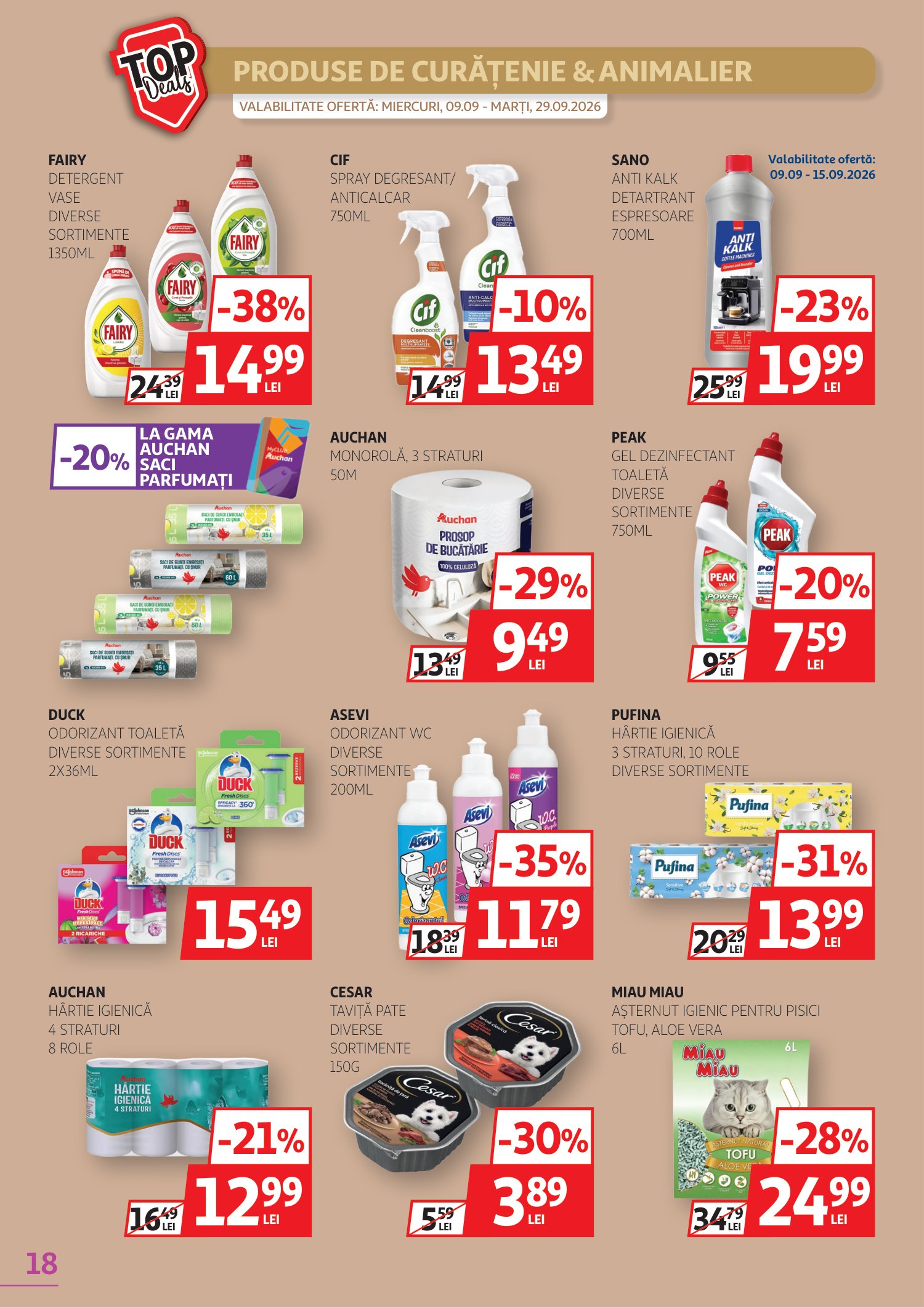 auchan - Brosura Auchan valabilă de la miercuri 09.09.2026 până la marți 29.09.2026 - page: 18
