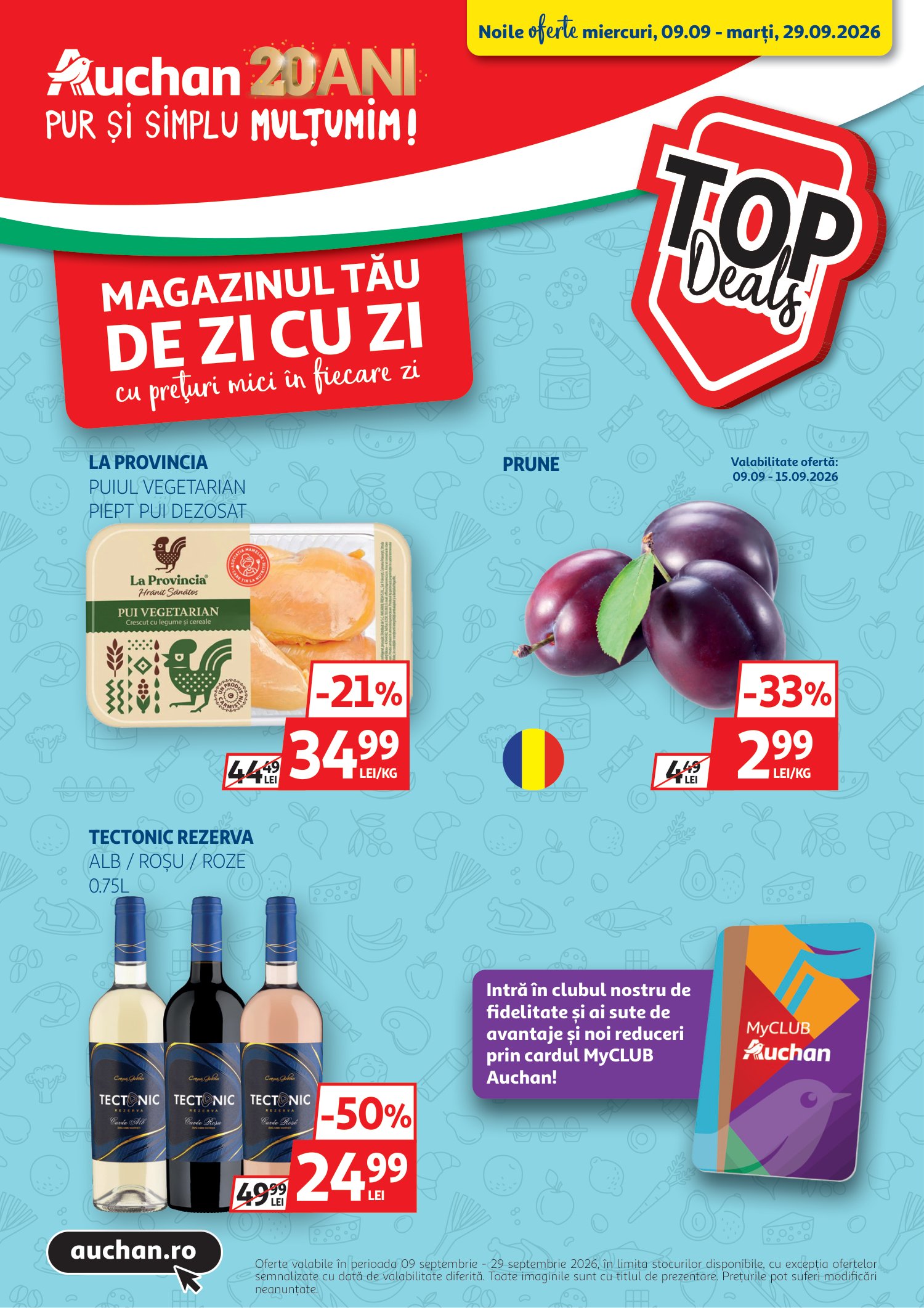 auchan - Brosura Auchan valabilă de la miercuri 09.09.2026 până la marți 29.09.2026 - page: 1
