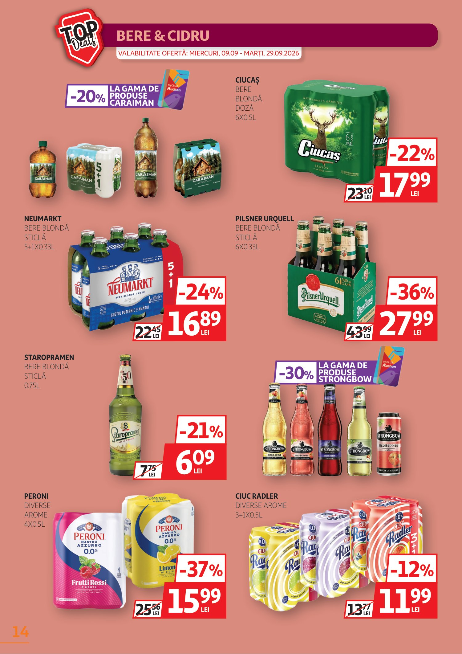 auchan - Brosura Auchan valabilă de la miercuri 09.09.2026 până la marți 29.09.2026 - page: 14