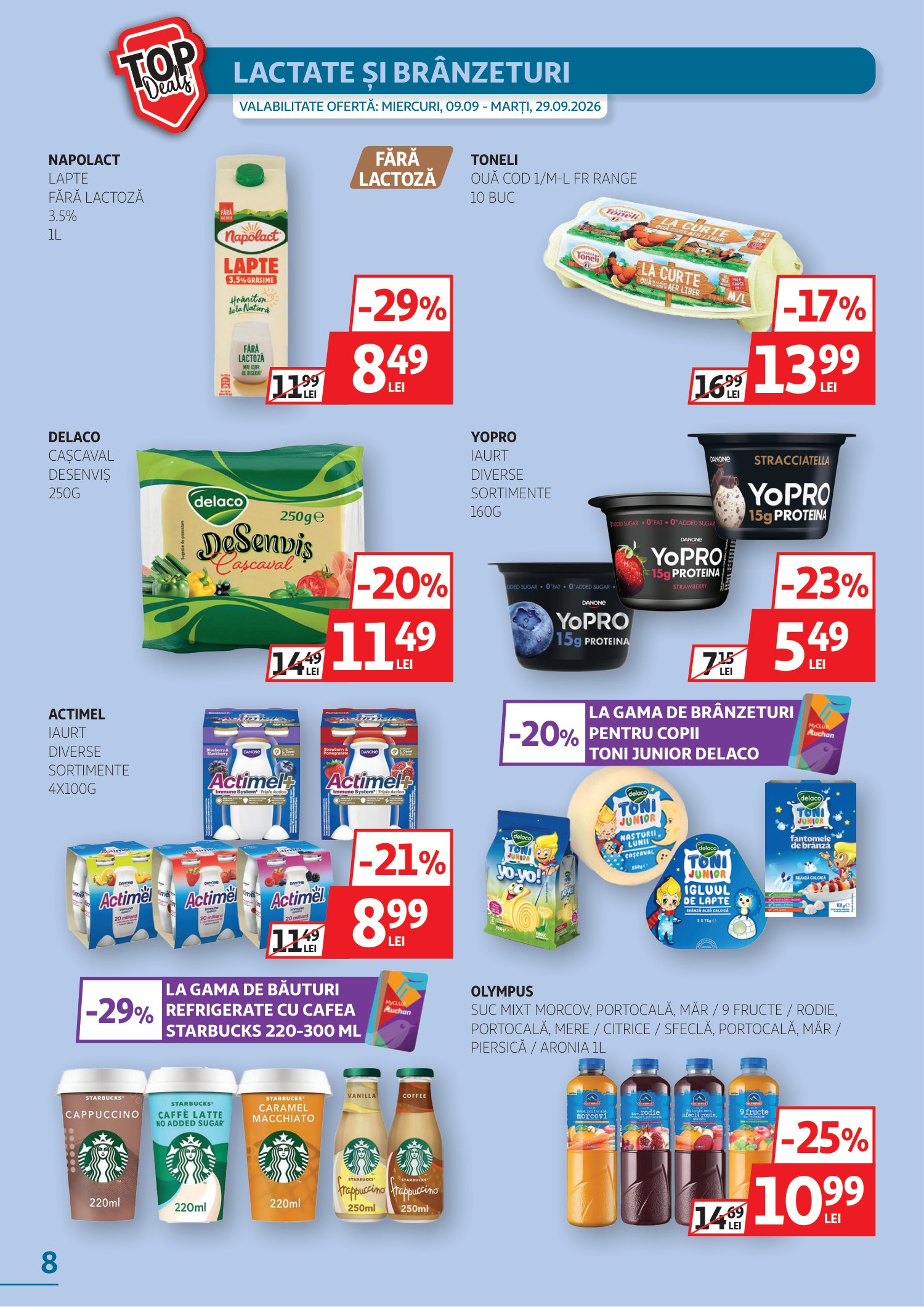 auchan - Brosura Auchan valabilă de la miercuri 09.09.2026 până la marți 29.09.2026 - page: 8
