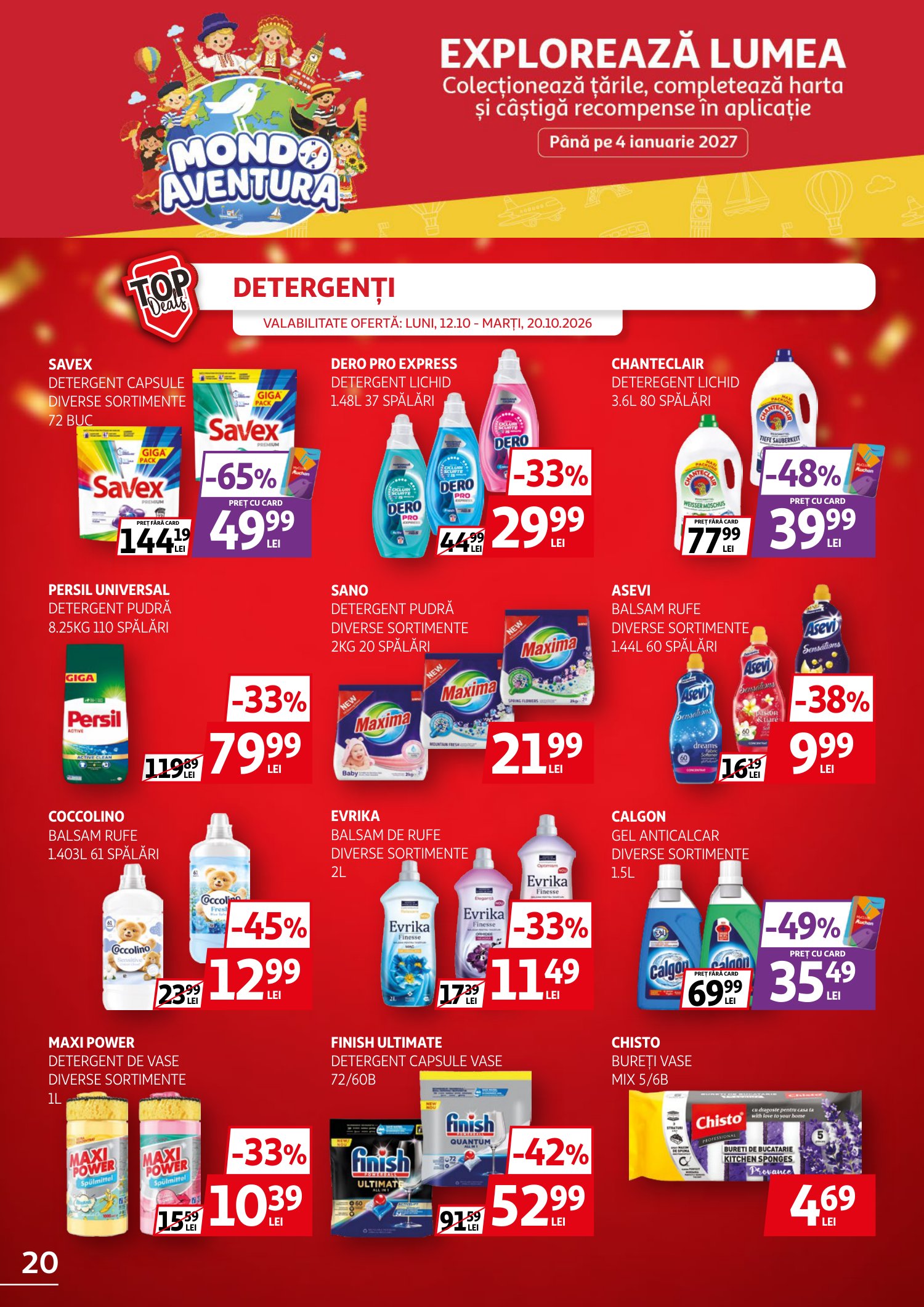 auchan - Brosura Auchan valabilă de la luni 12.10.2026 până la marți 20.10.2026 - page: 20
