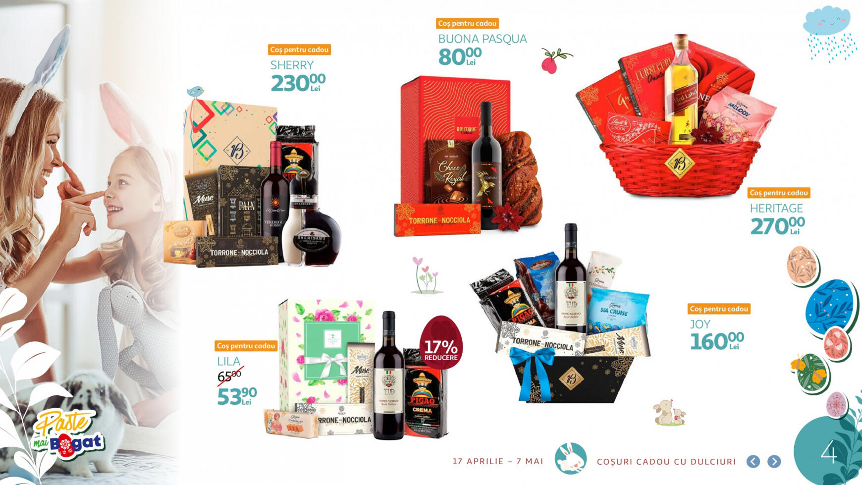 auchan - Catalog nou Auchan - Catalogul cadourilor pentru Paște 17.04. - 07.05. - page: 4