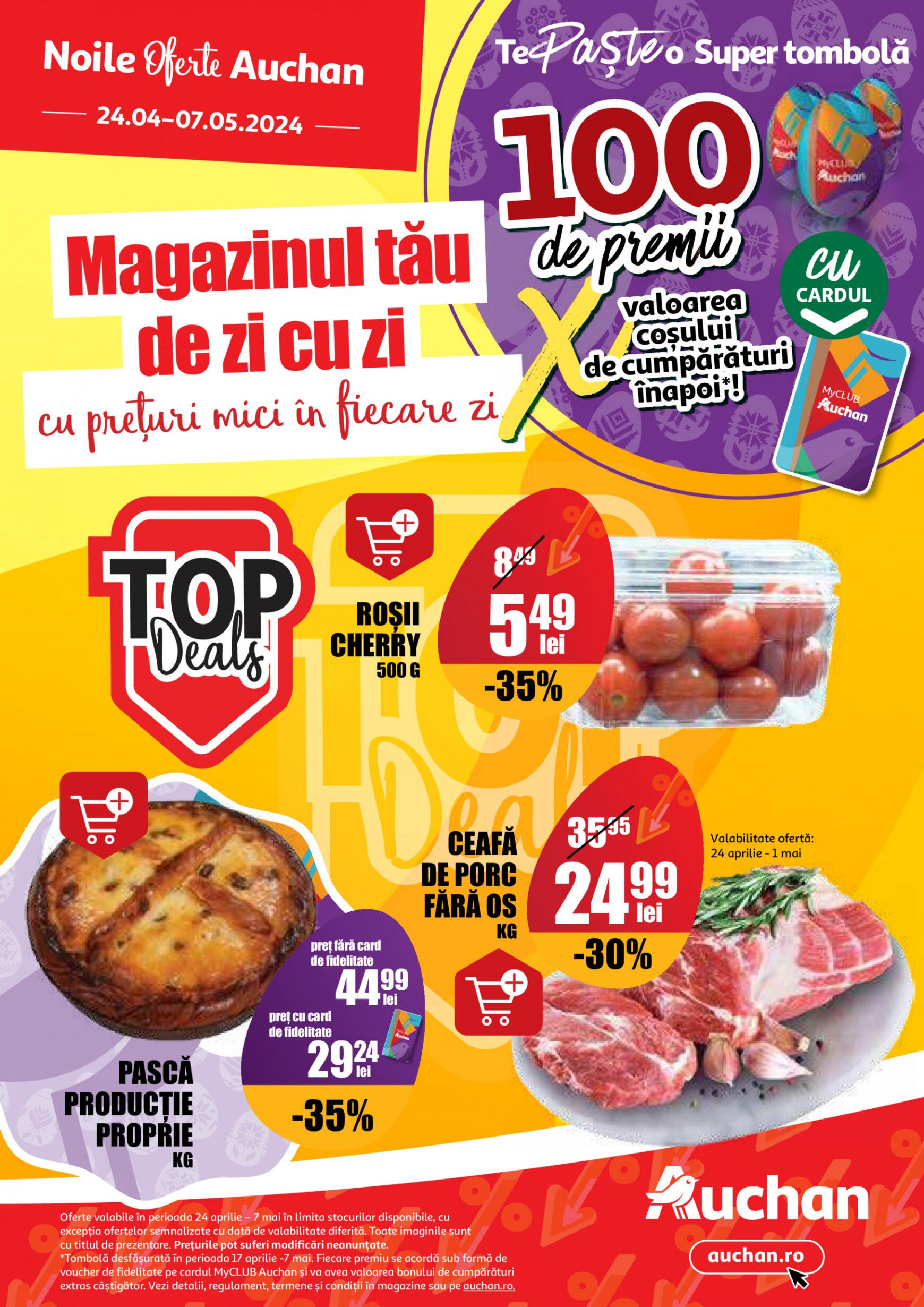 auchan - Catalog nou Auchan 24.04. - 07.05. - page: 1
