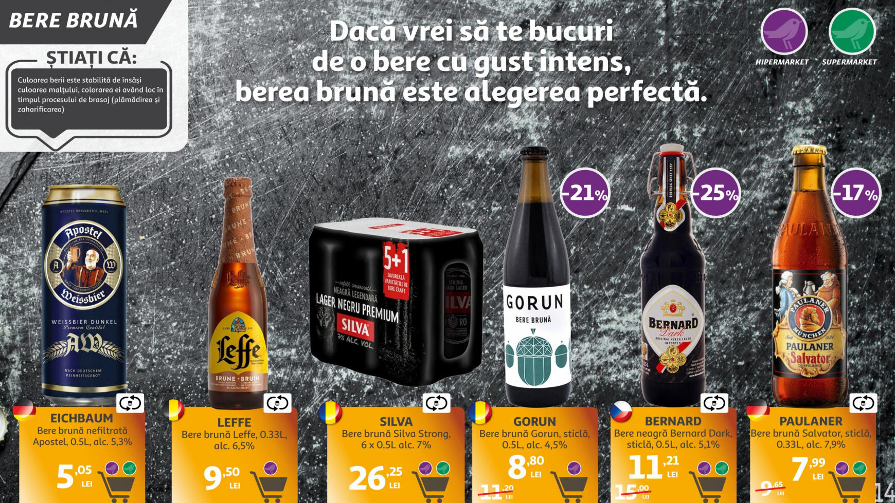 auchan - Catalog nou Auchan - Catalogul Marelui Târg de Bere și Fotbal 12.06. - 16.07. - page: 14