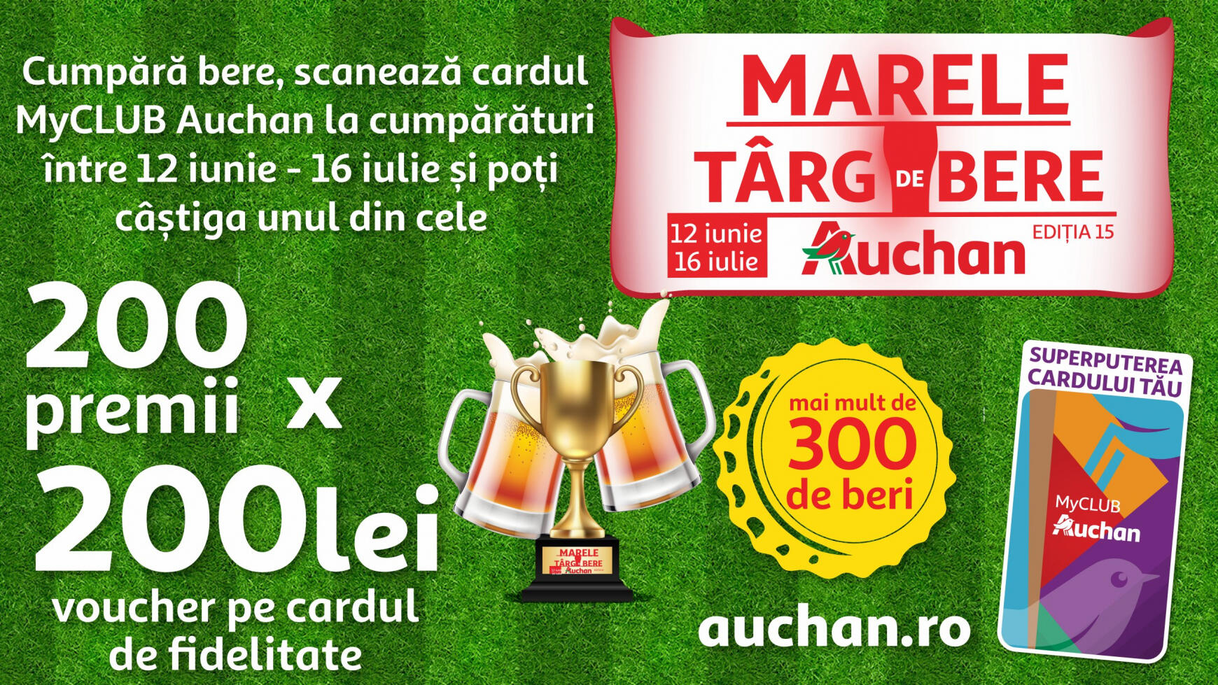 auchan - Catalog nou Auchan - Catalogul Marelui Târg de Bere și Fotbal 12.06. - 16.07. - page: 23