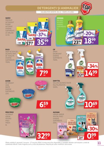 auchan - Catalog Auchan online – oferte valabile din 01.01. - page: 11