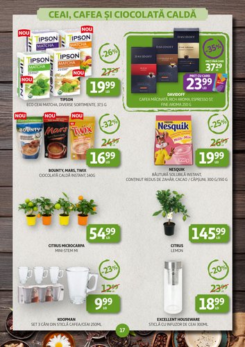 auchan - Catalog Auchan - Târgul de cafea și ceai online – oferte valabile din 14.01. - page: 17