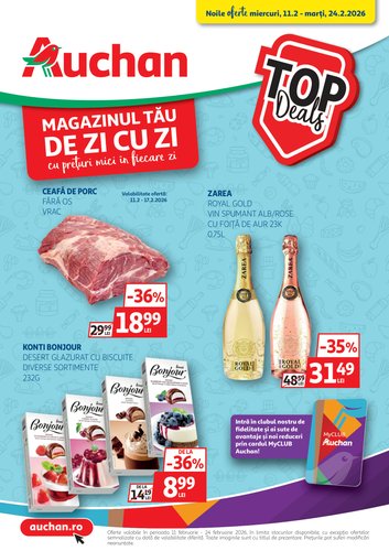 auchan - Catalog Auchan online – oferte valabile din 11.02.2026 - page: 1