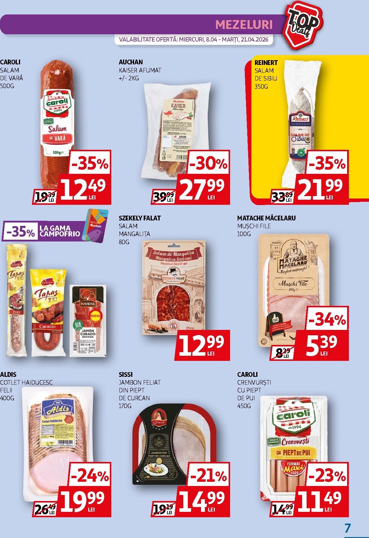 auchan - Brosura Auchan - Top Deals valabilă de la miercuri 08.04.2026 până la marți 21.04.2026 - page: 7