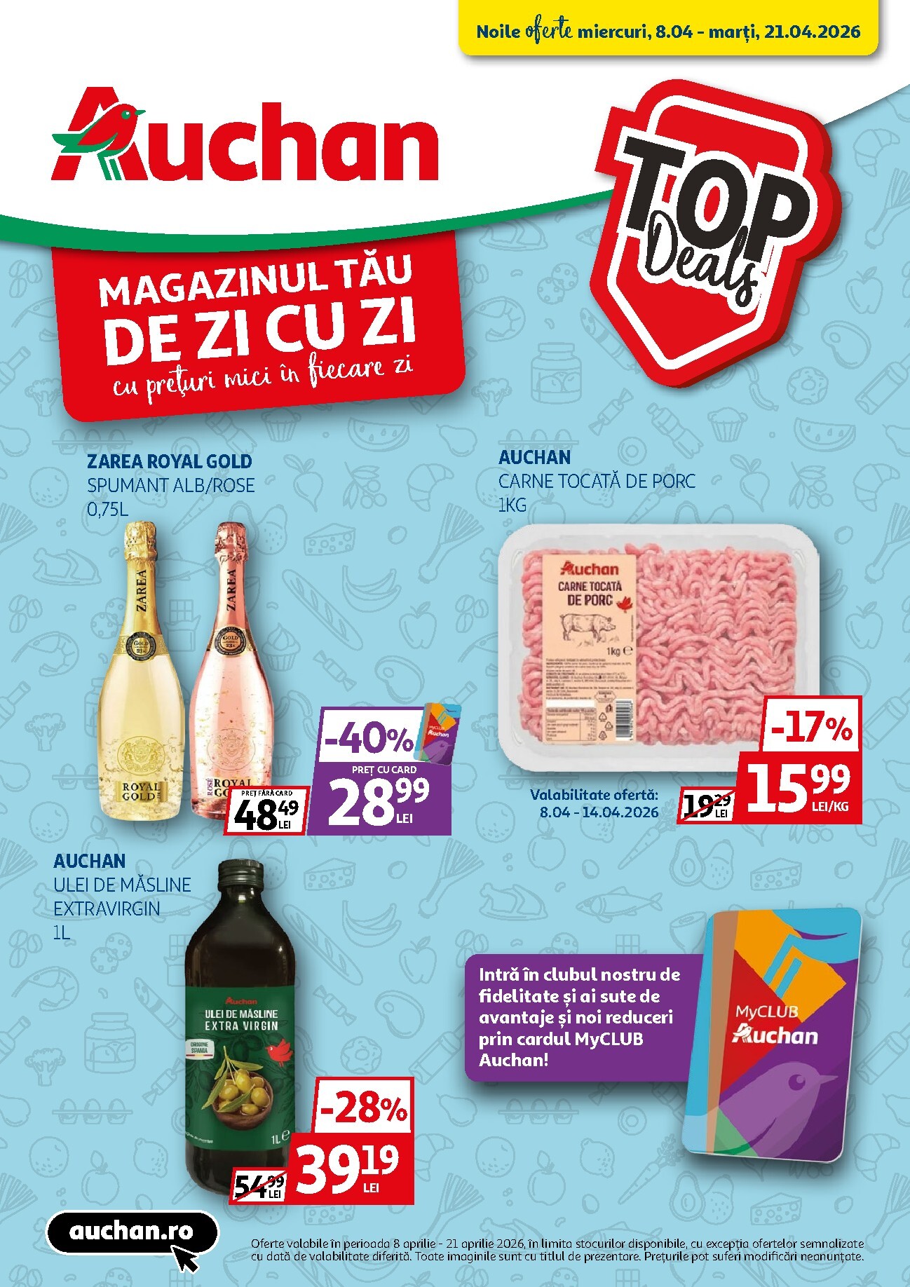 auchan - Brosura Auchan - Top Deals valabilă de la miercuri 08.04.2026 până la marți 21.04.2026