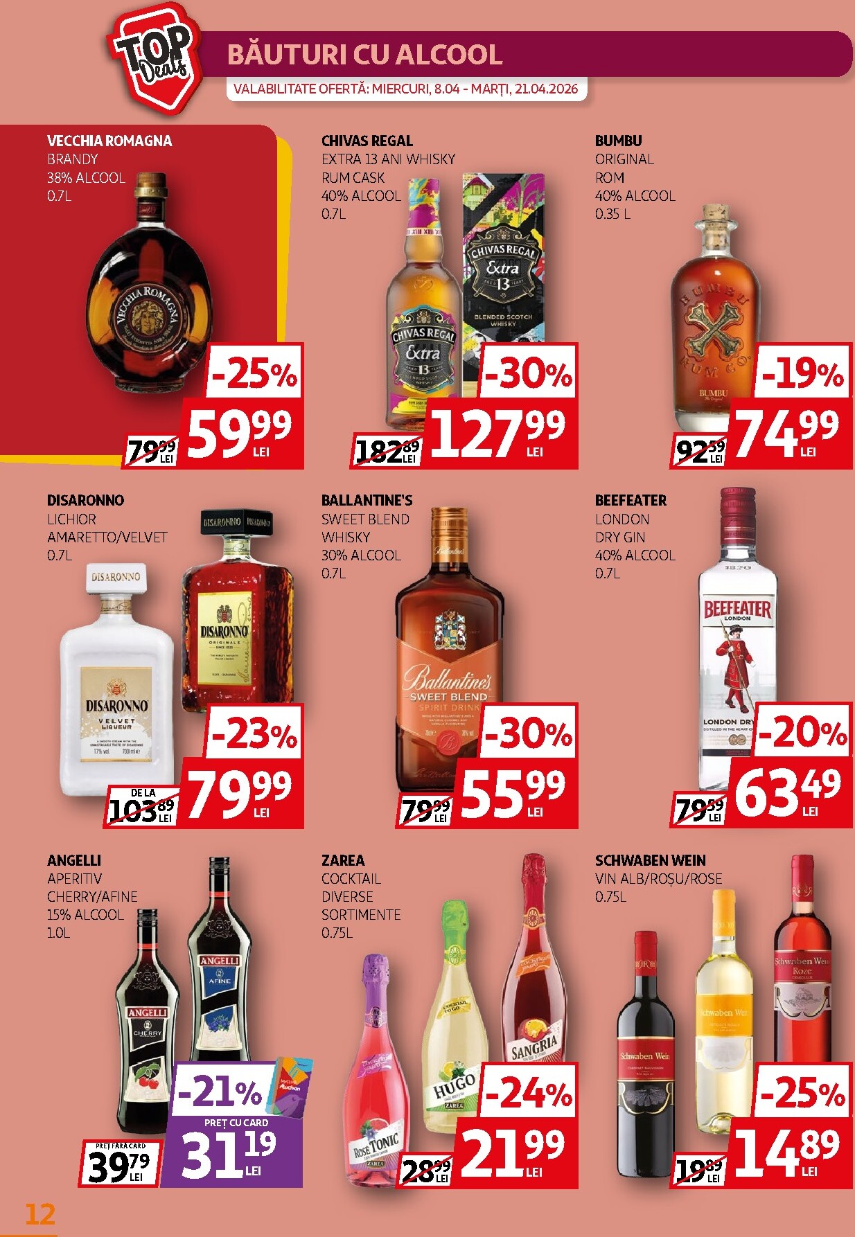 auchan - Brosura Auchan - Top Deals valabilă de la miercuri 08.04.2026 până la marți 21.04.2026 - page: 12