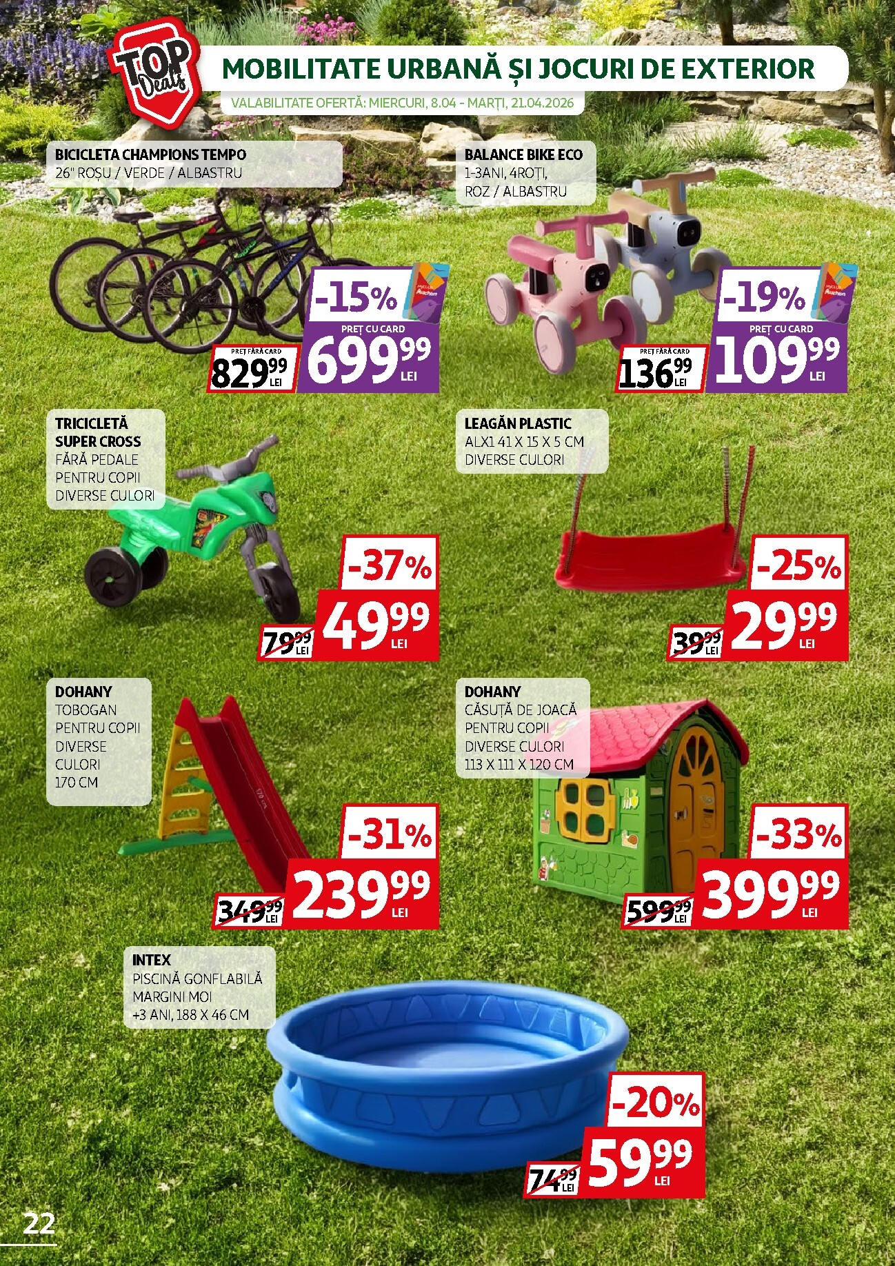 auchan - Brosura Auchan - Top Deals valabilă de la miercuri 08.04.2026 până la marți 21.04.2026 - page: 22