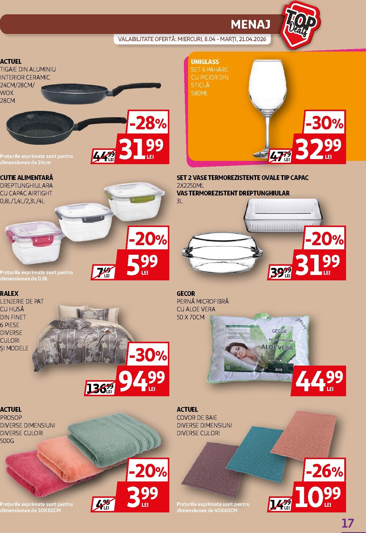 auchan - Brosura Auchan - Top Deals valabilă de la miercuri 08.04.2026 până la marți 21.04.2026 - page: 17