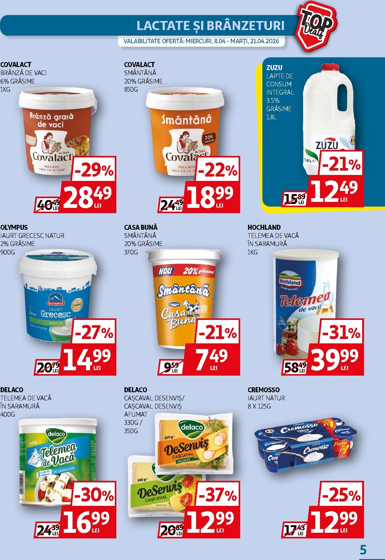 auchan - Brosura Auchan - Top Deals valabilă de la miercuri 08.04.2026 până la marți 21.04.2026 - page: 5