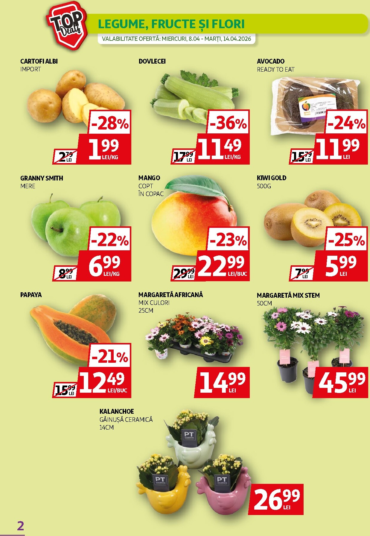 auchan - Brosura Auchan - Top Deals valabilă de la miercuri 08.04.2026 până la marți 21.04.2026 - page: 2