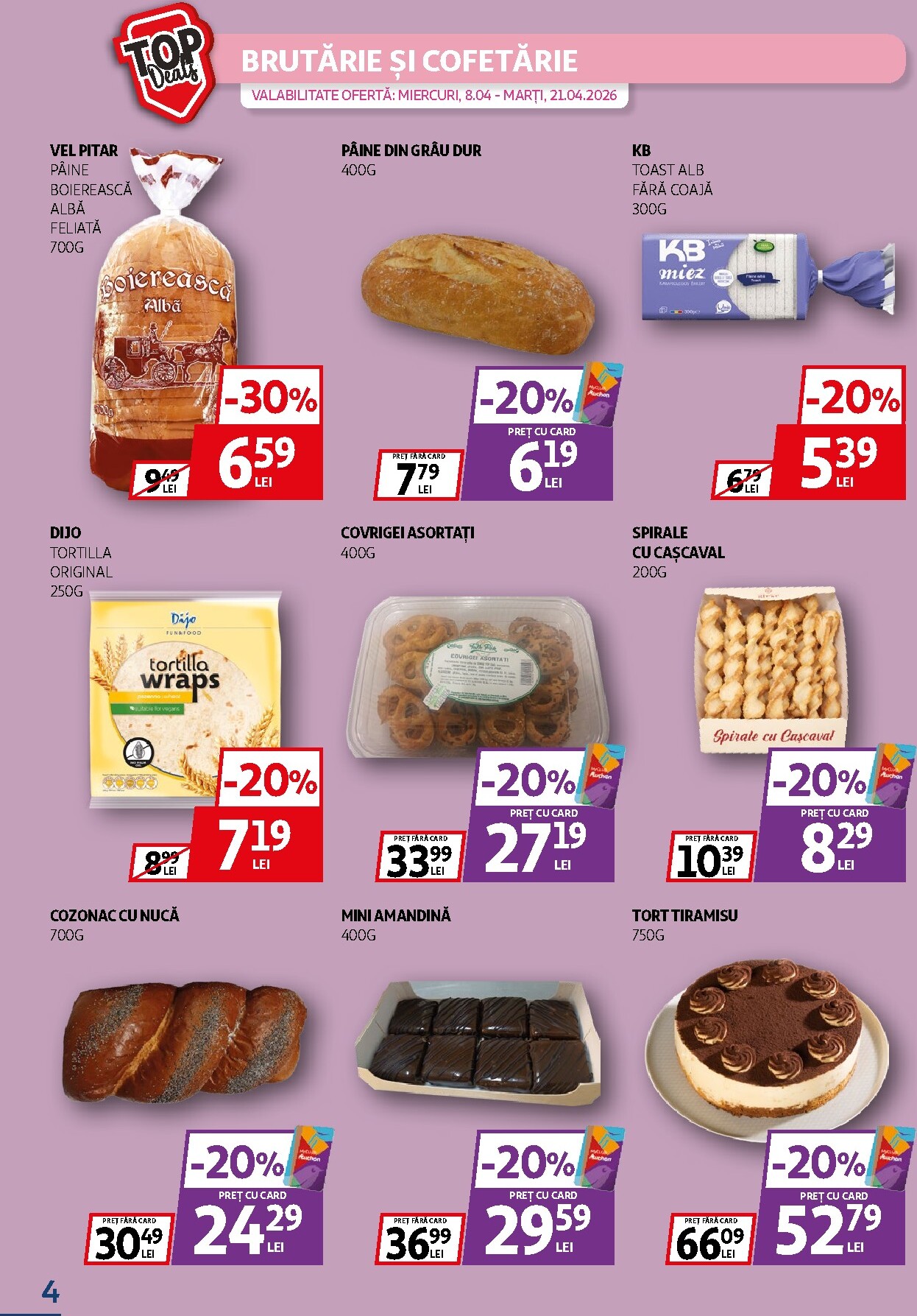 auchan - Brosura Auchan - Top Deals valabilă de la miercuri 08.04.2026 până la marți 21.04.2026 - page: 4