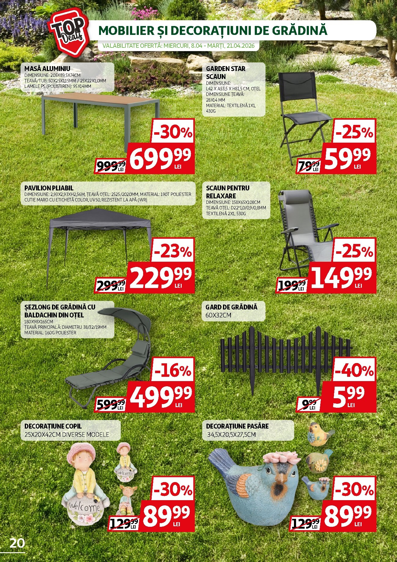auchan - Brosura Auchan - Top Deals valabilă de la miercuri 08.04.2026 până la marți 21.04.2026 - page: 20