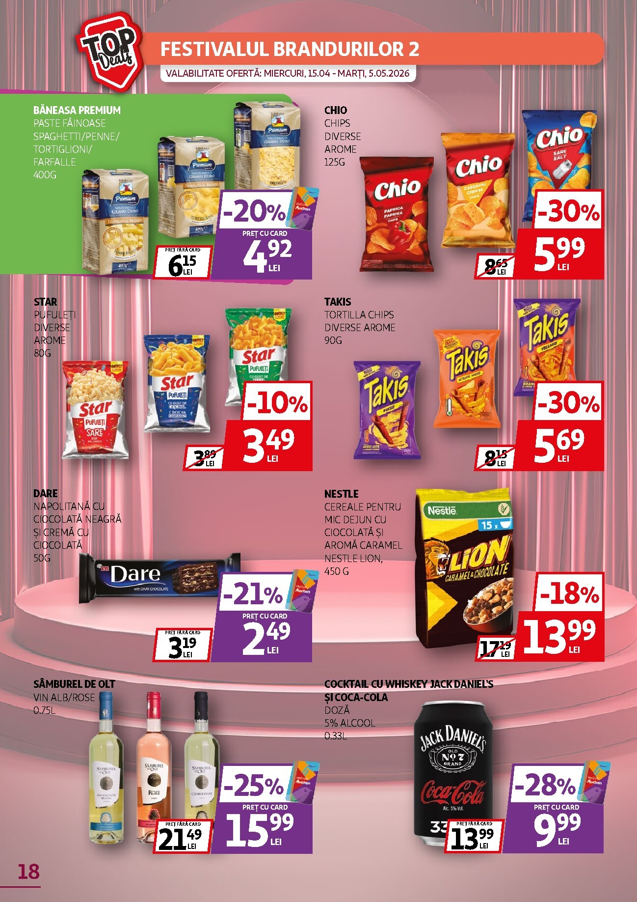 auchan - Brosura Auchan - Top Deals valabilă de la miercuri 08.04.2026 până la marți 21.04.2026 - page: 18