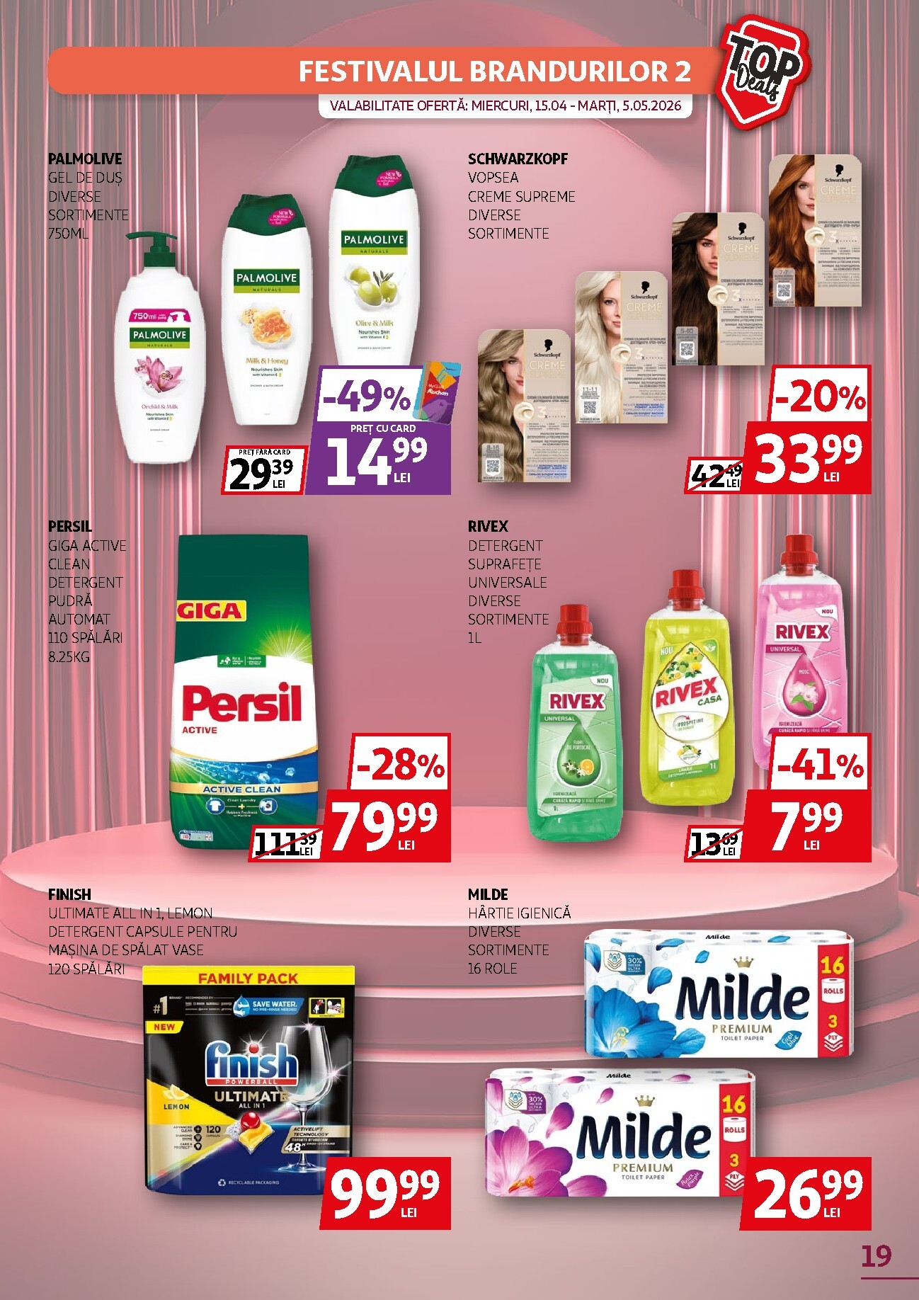 auchan - Brosura Auchan - Top Deals valabilă de la miercuri 08.04.2026 până la marți 21.04.2026 - page: 19