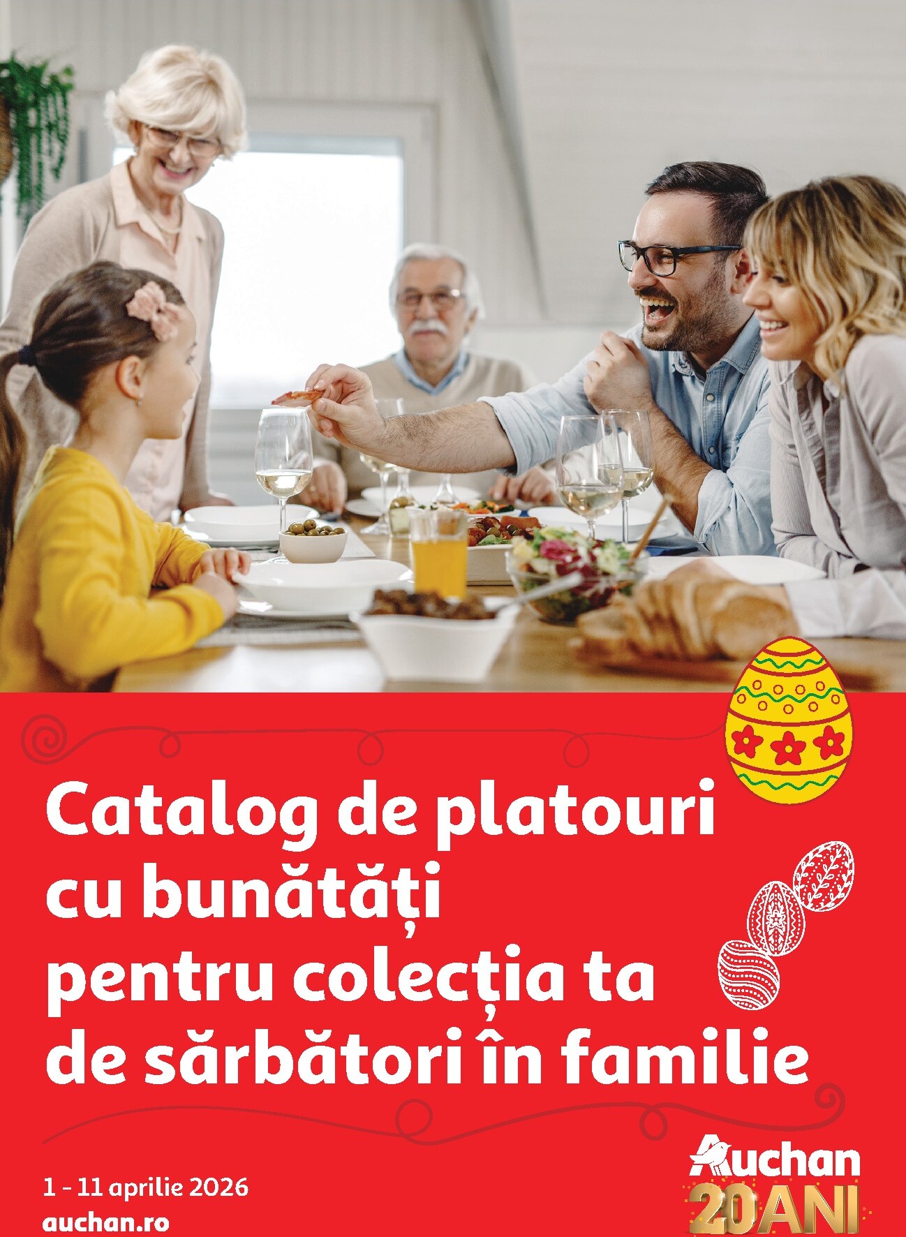 auchan - Brosura Auchan - Catalog da Platouri valabilă de la miercuri 01.04.2026 până la sâmbătă 11.04.2026