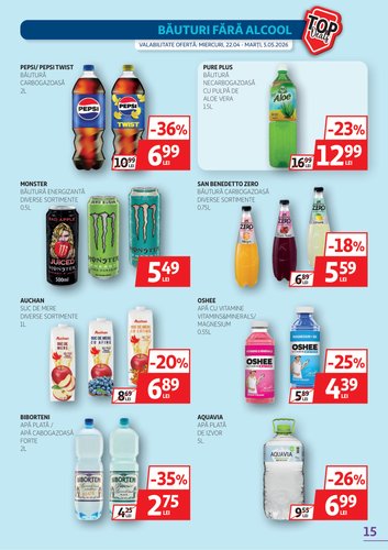 auchan - Brosura Auchan valabilă de la miercuri 22.04.2026 până la marți 05.05.2026 - page: 15