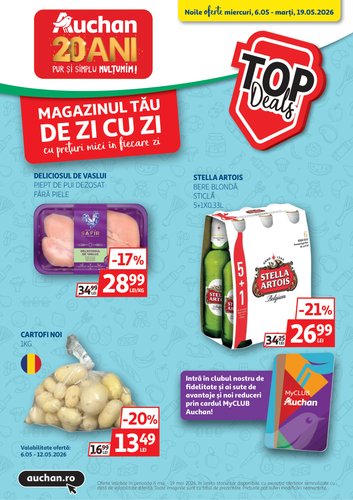 auchan - Brosura Auchan valabilă de la miercuri 06.05.2026 până la marți 19.05.2026 - page: 1