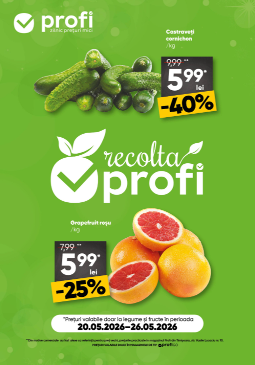 profi - Brosura PROFI Go Fresh Magazine valabilă de la miercuri 20.05.2026 până la marți 26.05.2026