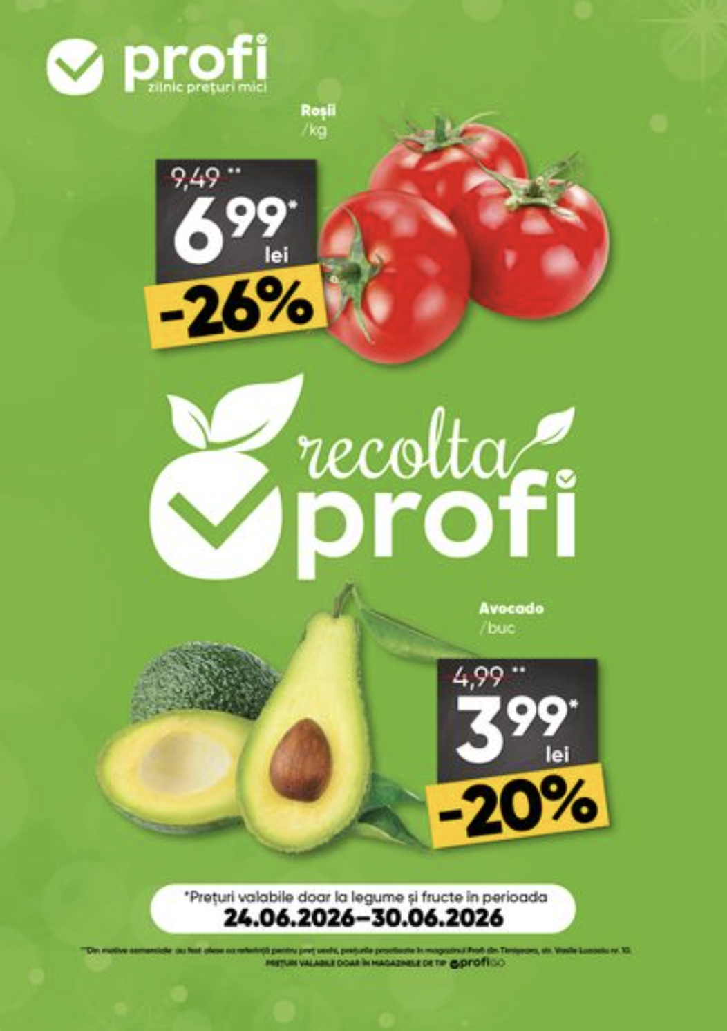 profi - Brosura PROFI Go - Fresh Saptamana valabilă de la miercuri 24.06.2026 până la marți 30.06.2026