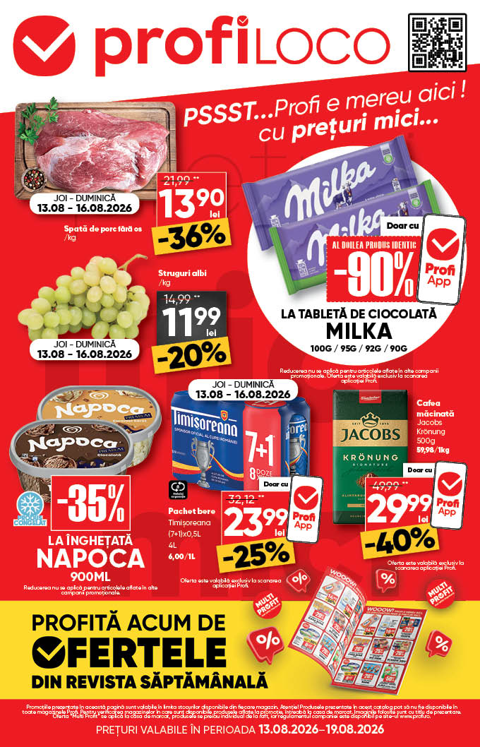 profi - Brosura PROFI Loco valabilă de la joi 13.08.2026 până la miercuri 19.08.2026